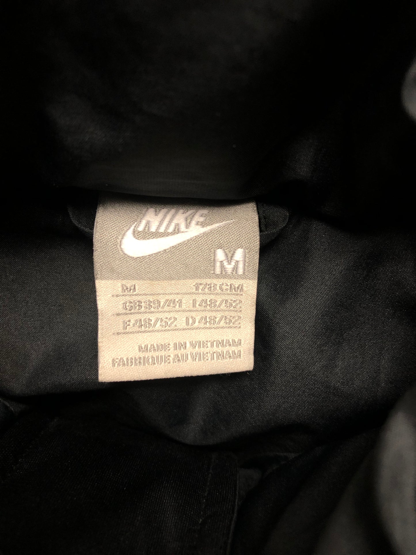 Nike Puffer Weste schwarz M