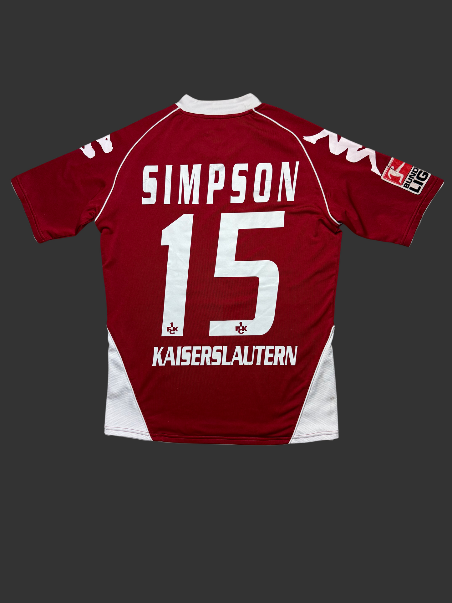 Kaiserslautern Josh Simpson Trikot Kappa S