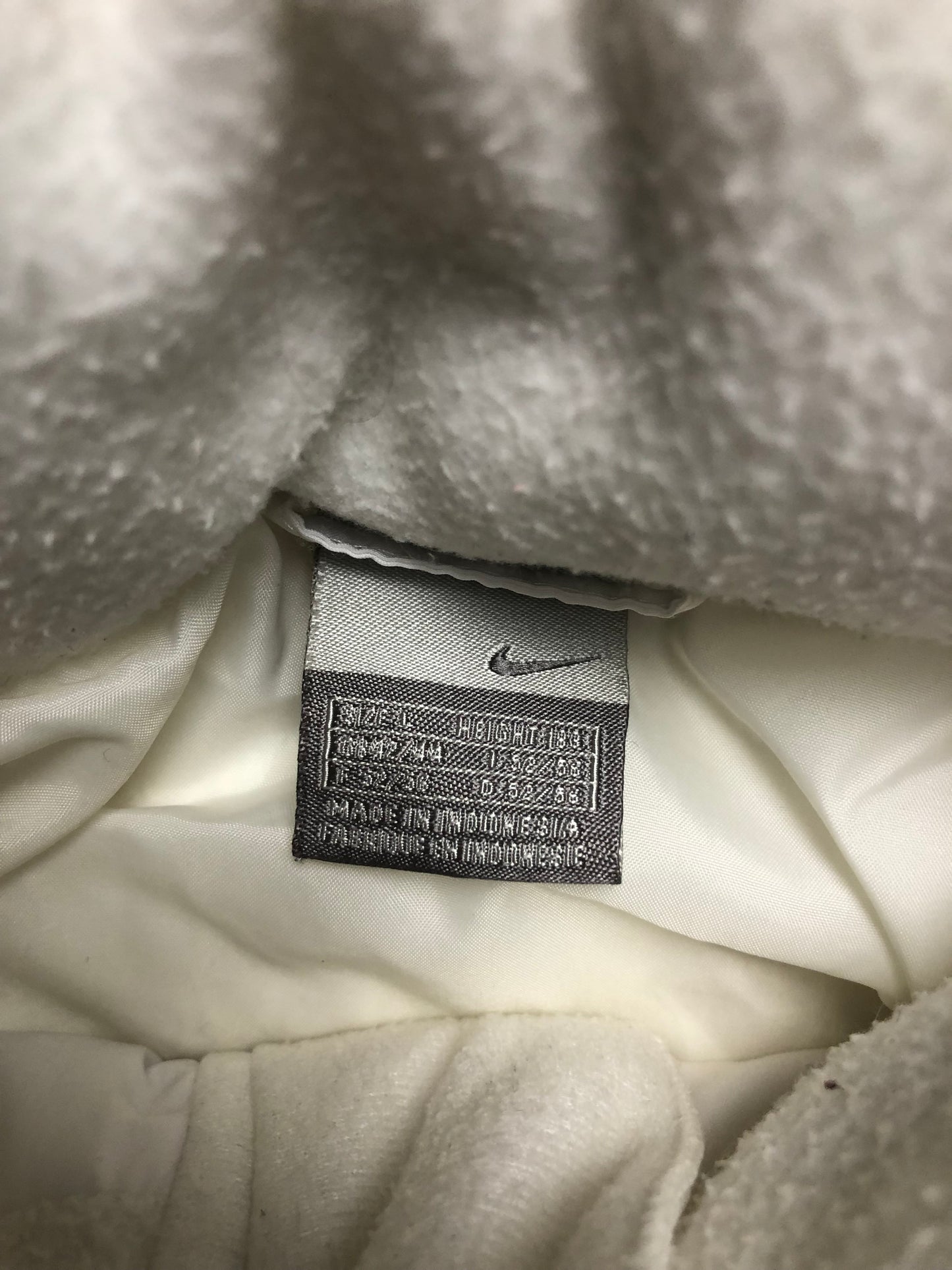 Nike Puffer Weste weiß L