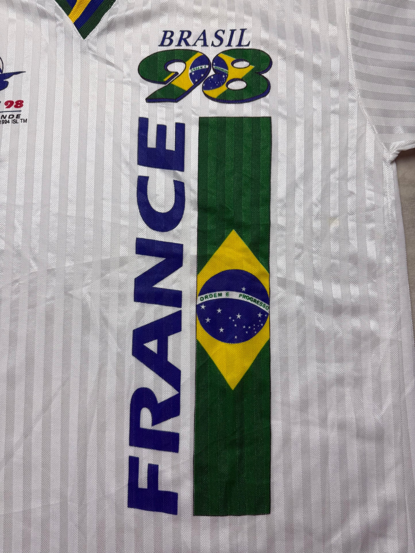 Brasilien Polohemd WM Frankreich 1998 XL