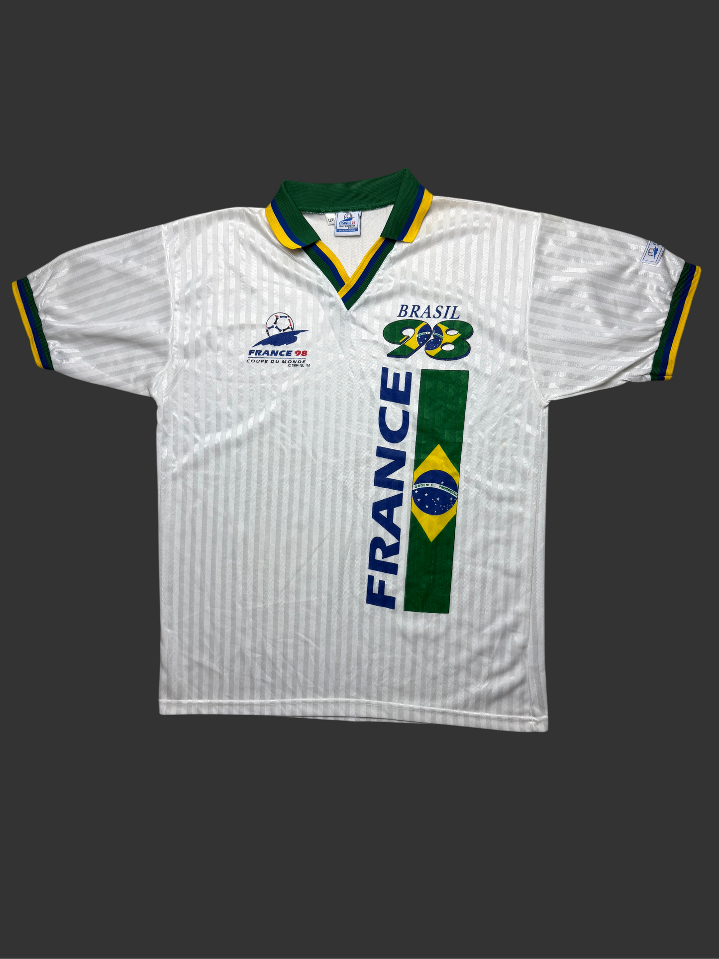 Brasilien Polohemd WM Frankreich 1998 XL