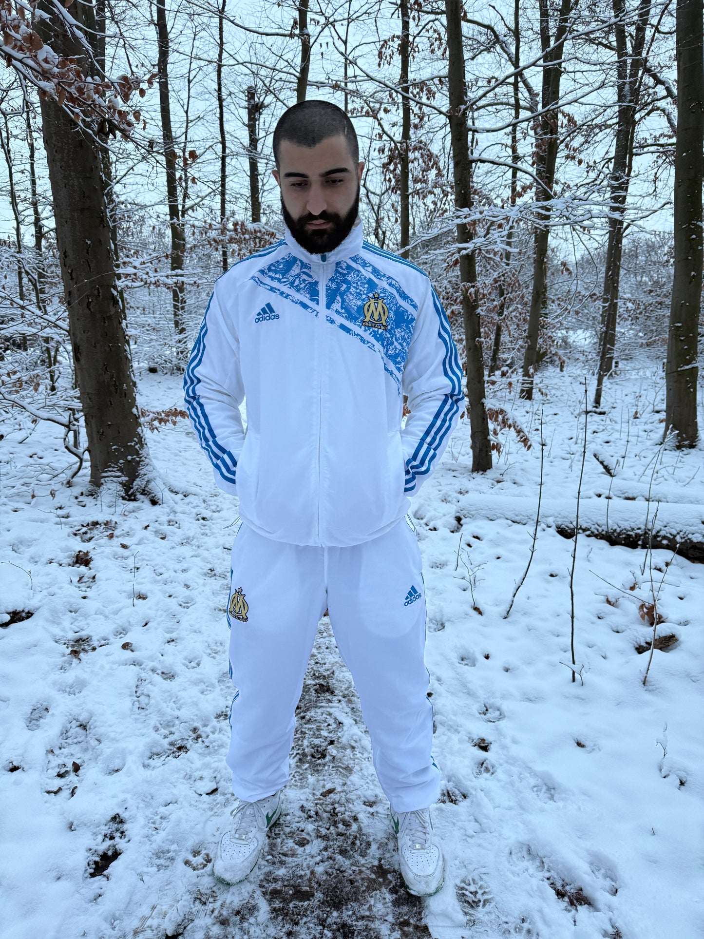 Olympique Marseille Tracksuit Adidas L