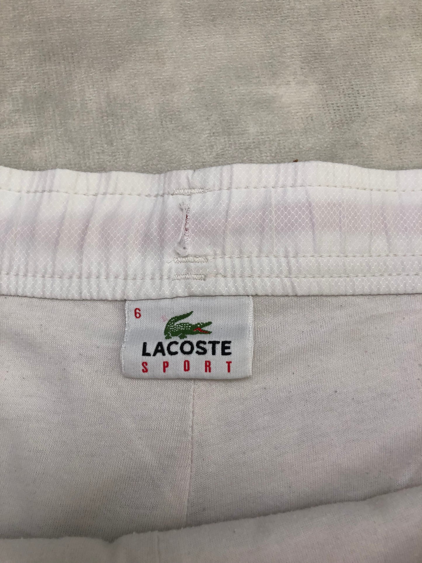 Lacoste Trackpants weiß L