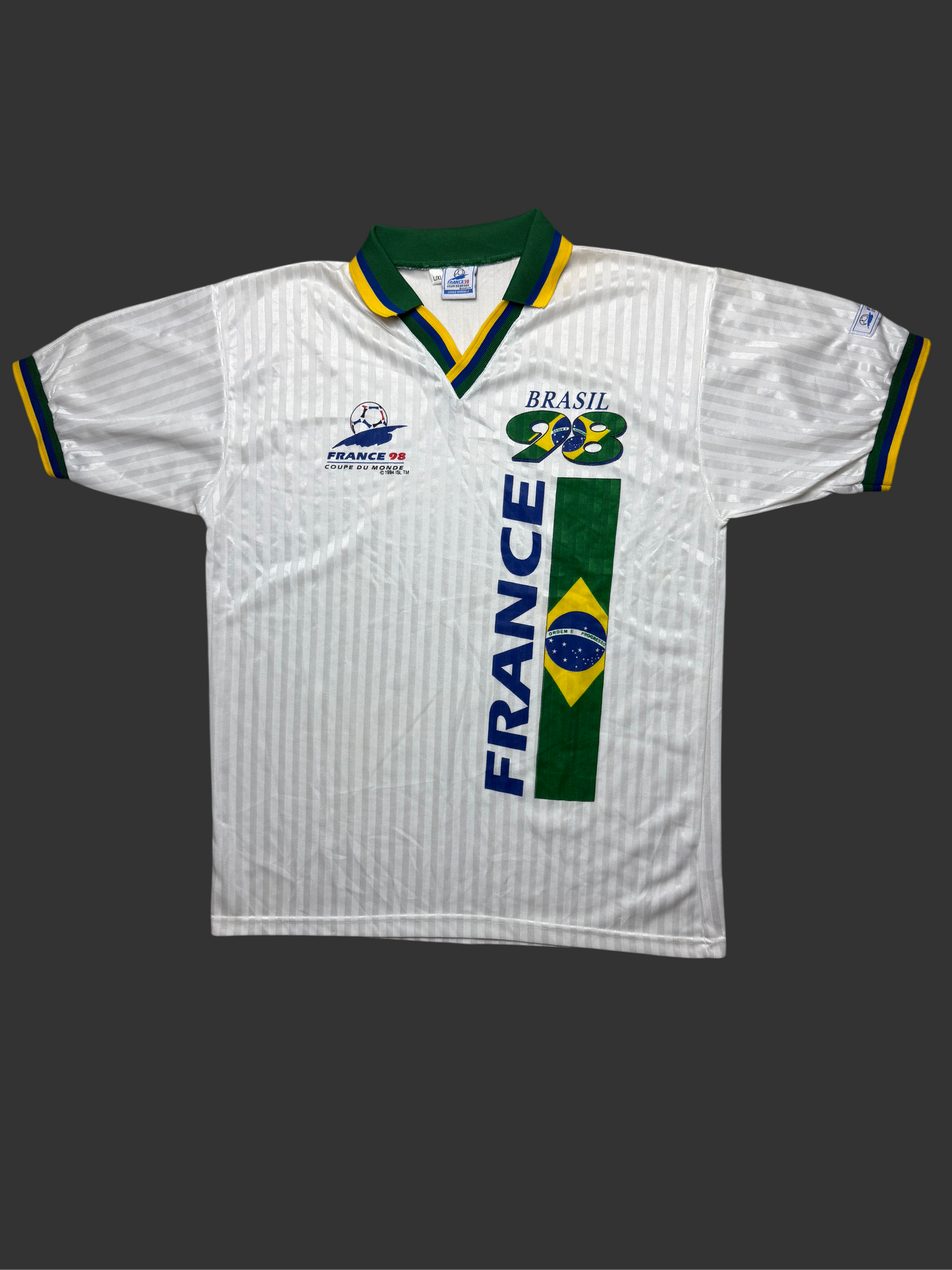 Brasilien Polohemd WM Frankreich 1998 XL