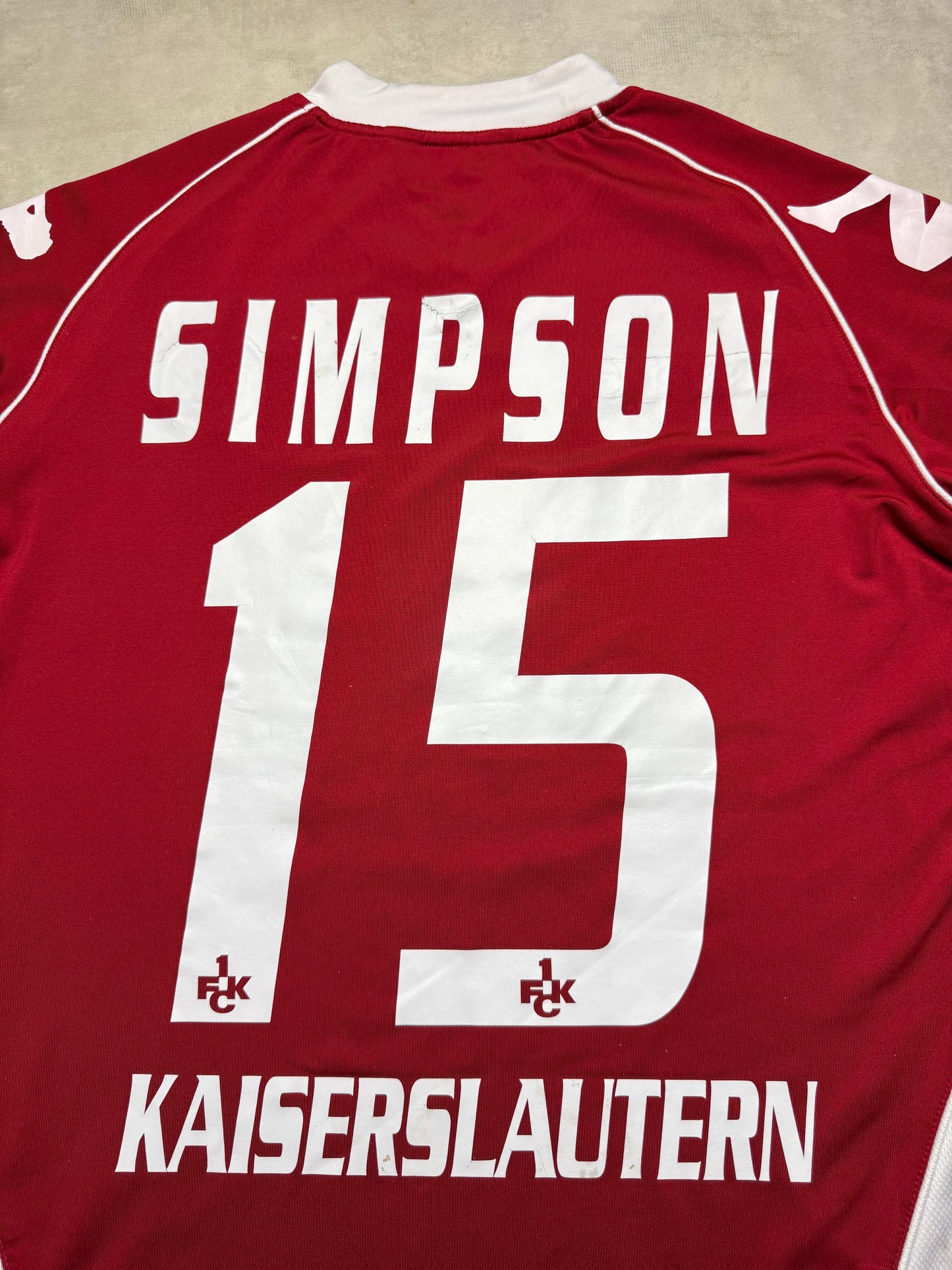 Kaiserslautern Josh Simpson Trikot Kappa S