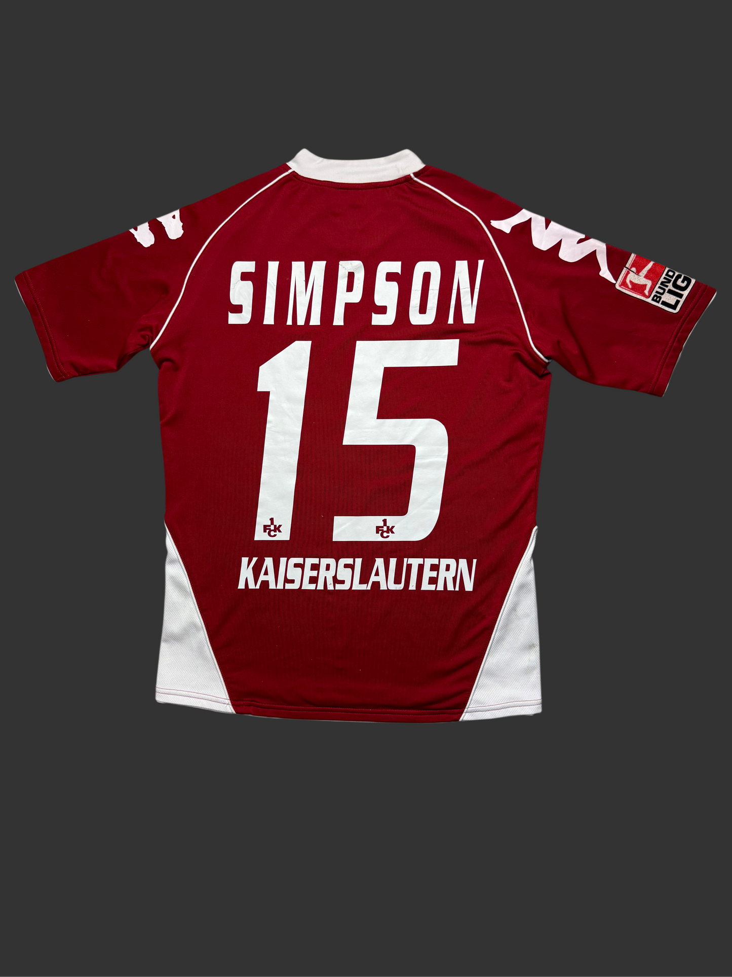 Kaiserslautern Josh Simpson Trikot Kappa S