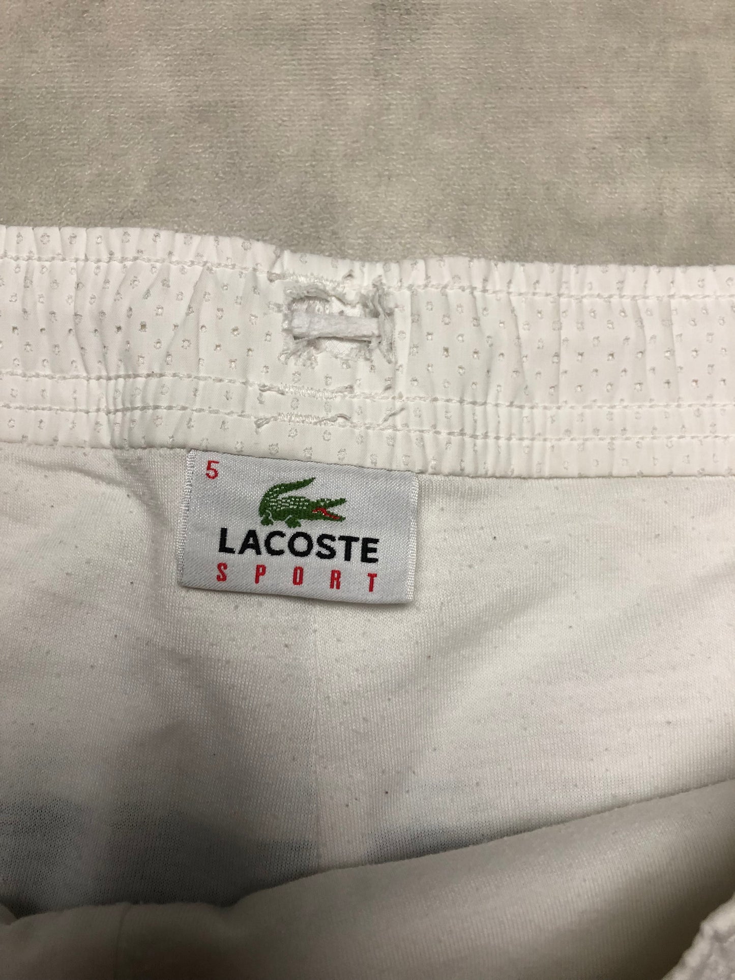Lacoste Trackpants weiß L
