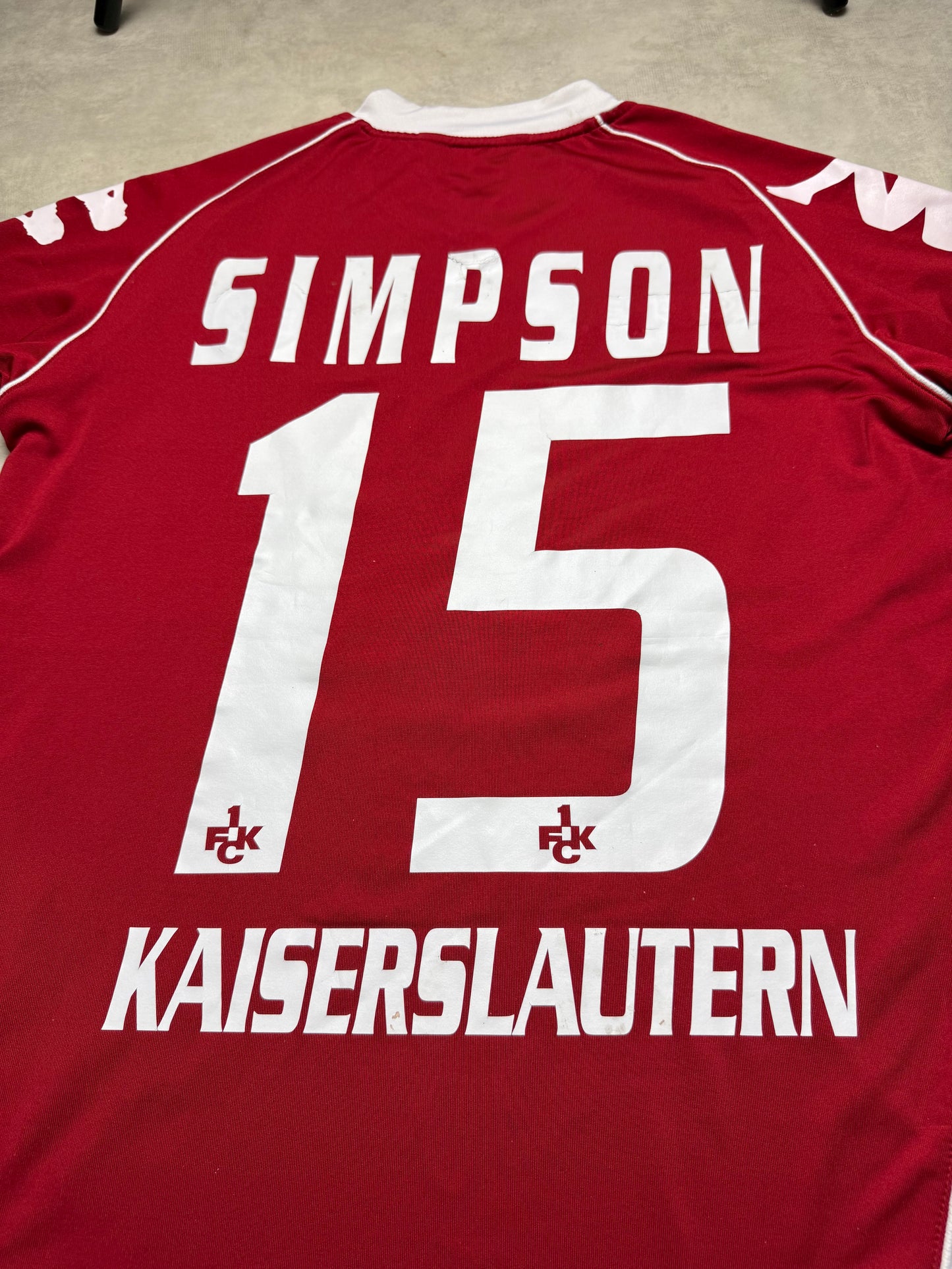 Kaiserslautern Josh Simpson Trikot Kappa S