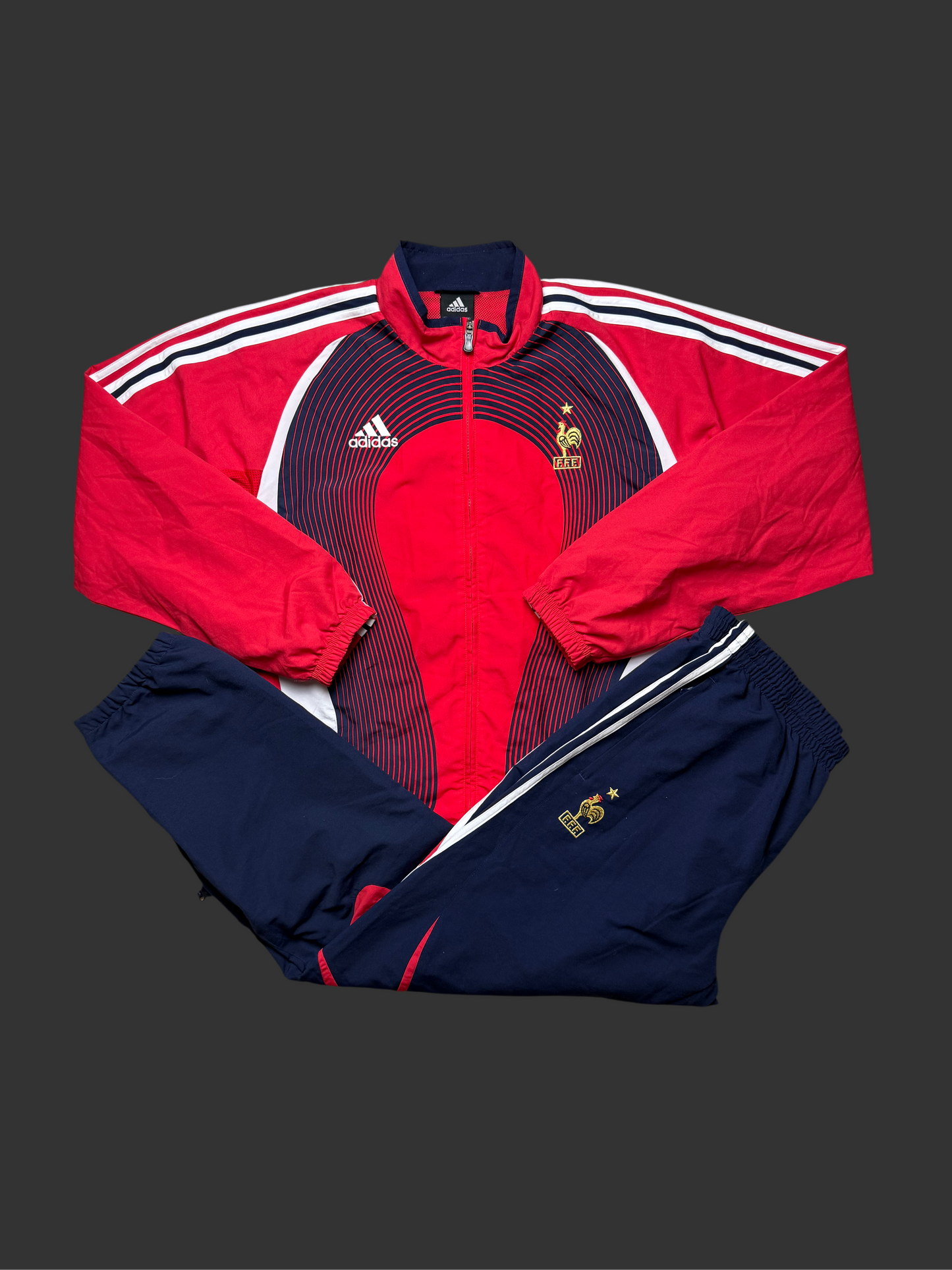 Frankreich Tracksuit Adidas L