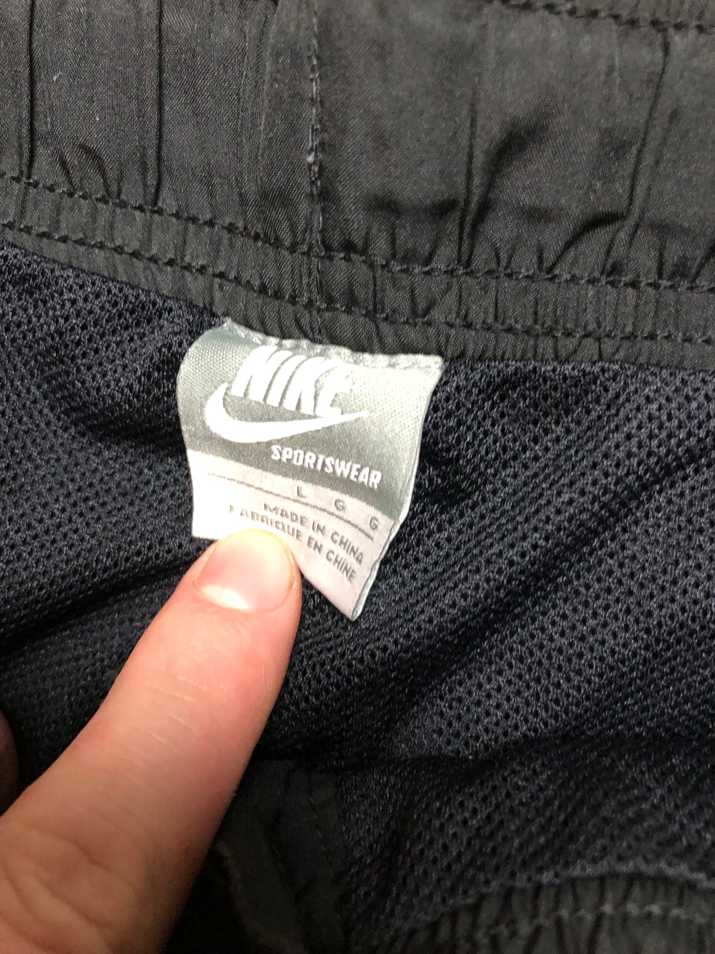 Nike Trackpants schwarz L