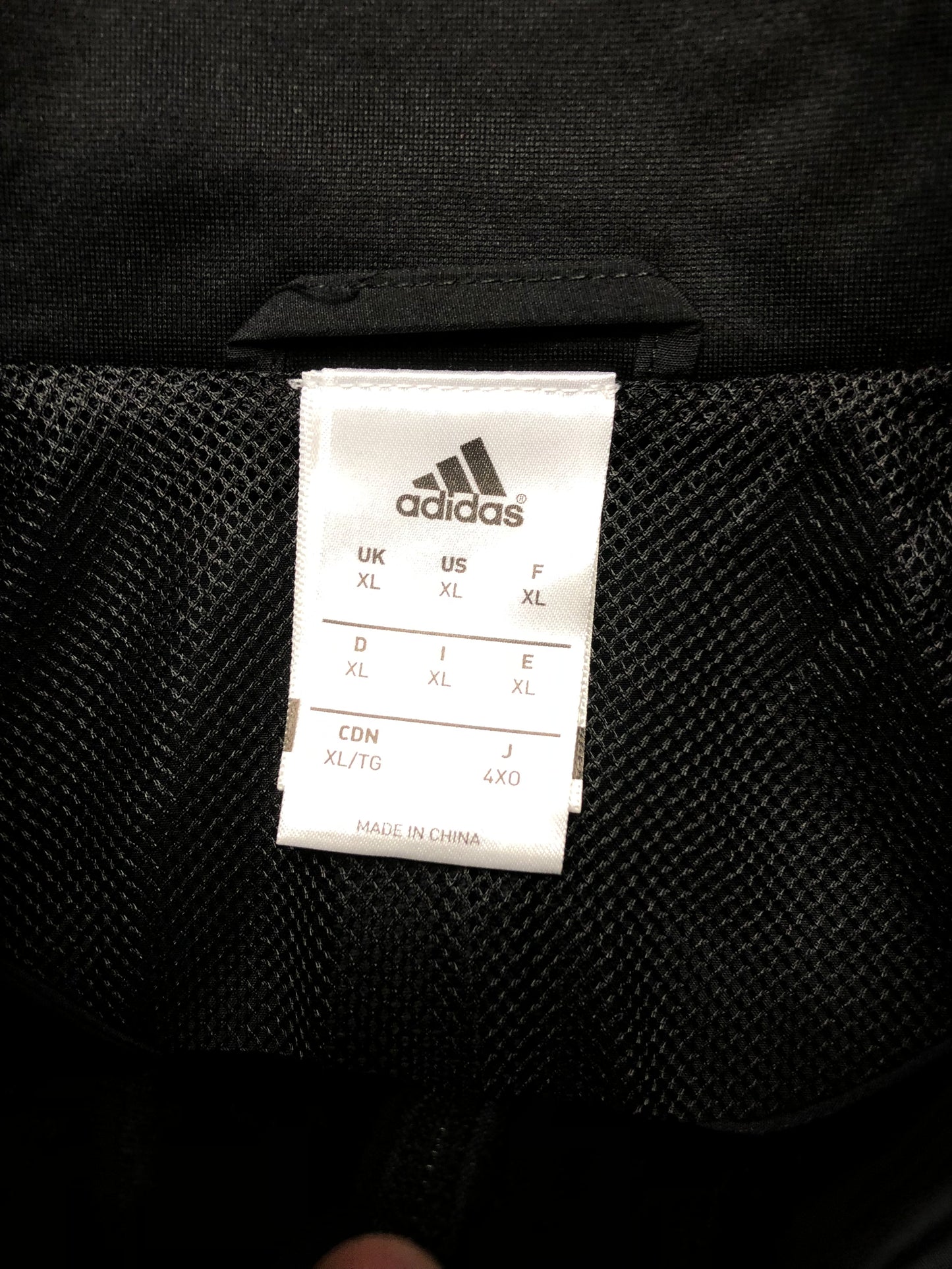 Real Madrid Trackjacket Adidas XL Champions League Edition