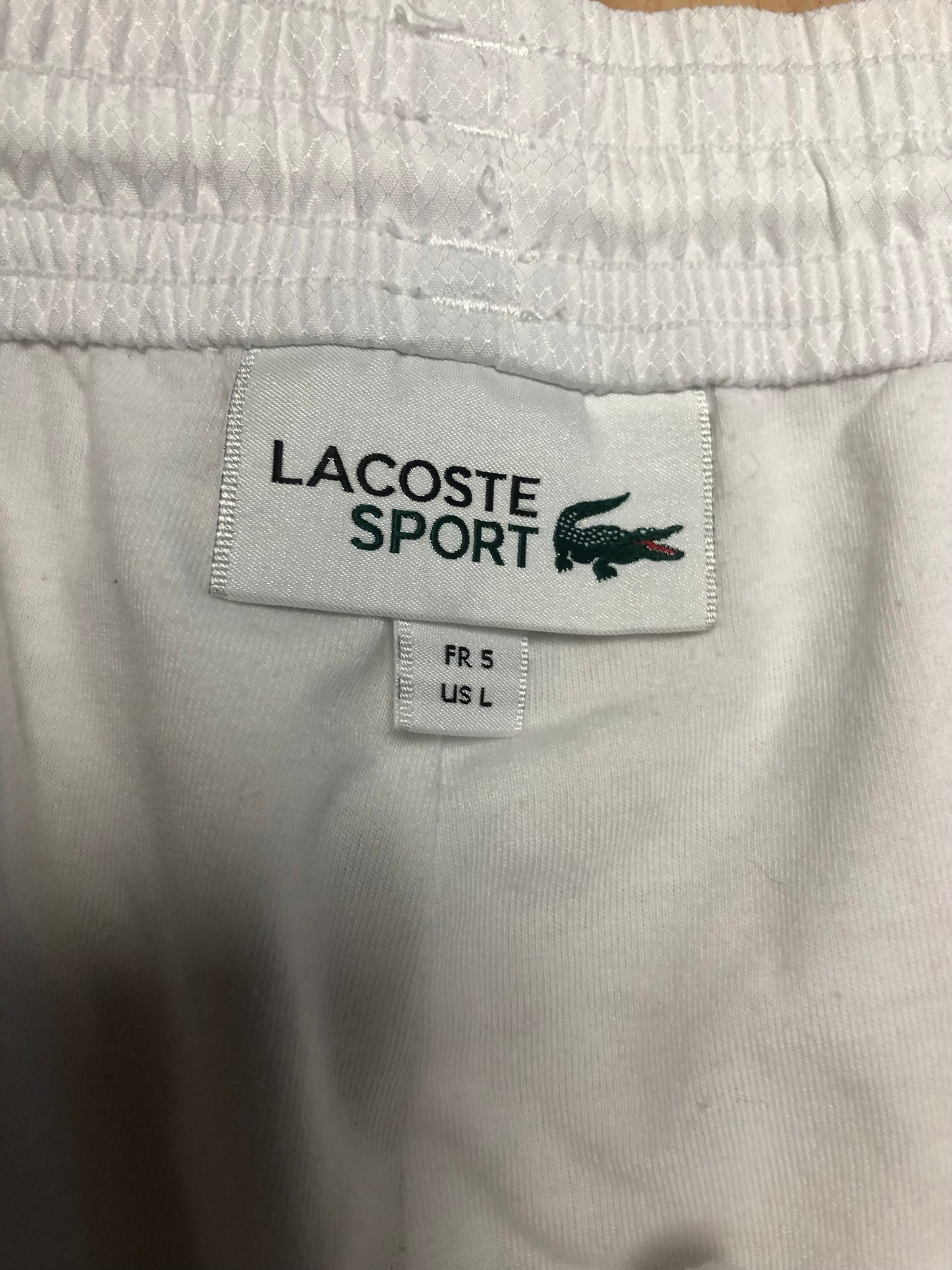 Lacoste Trackpants L weiß