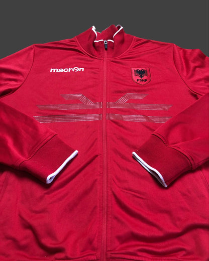 Albanien Trackjacket Macron XL