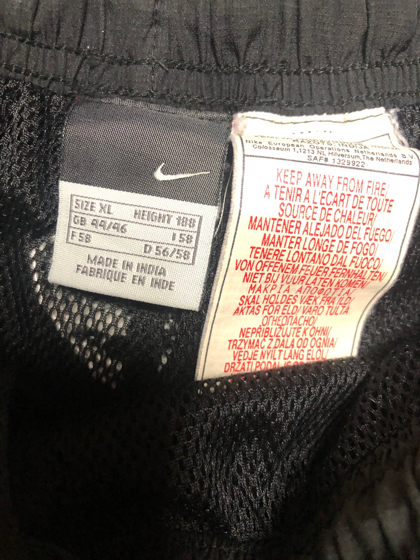 Juventus Turin Trackpants Nike schwarz XL