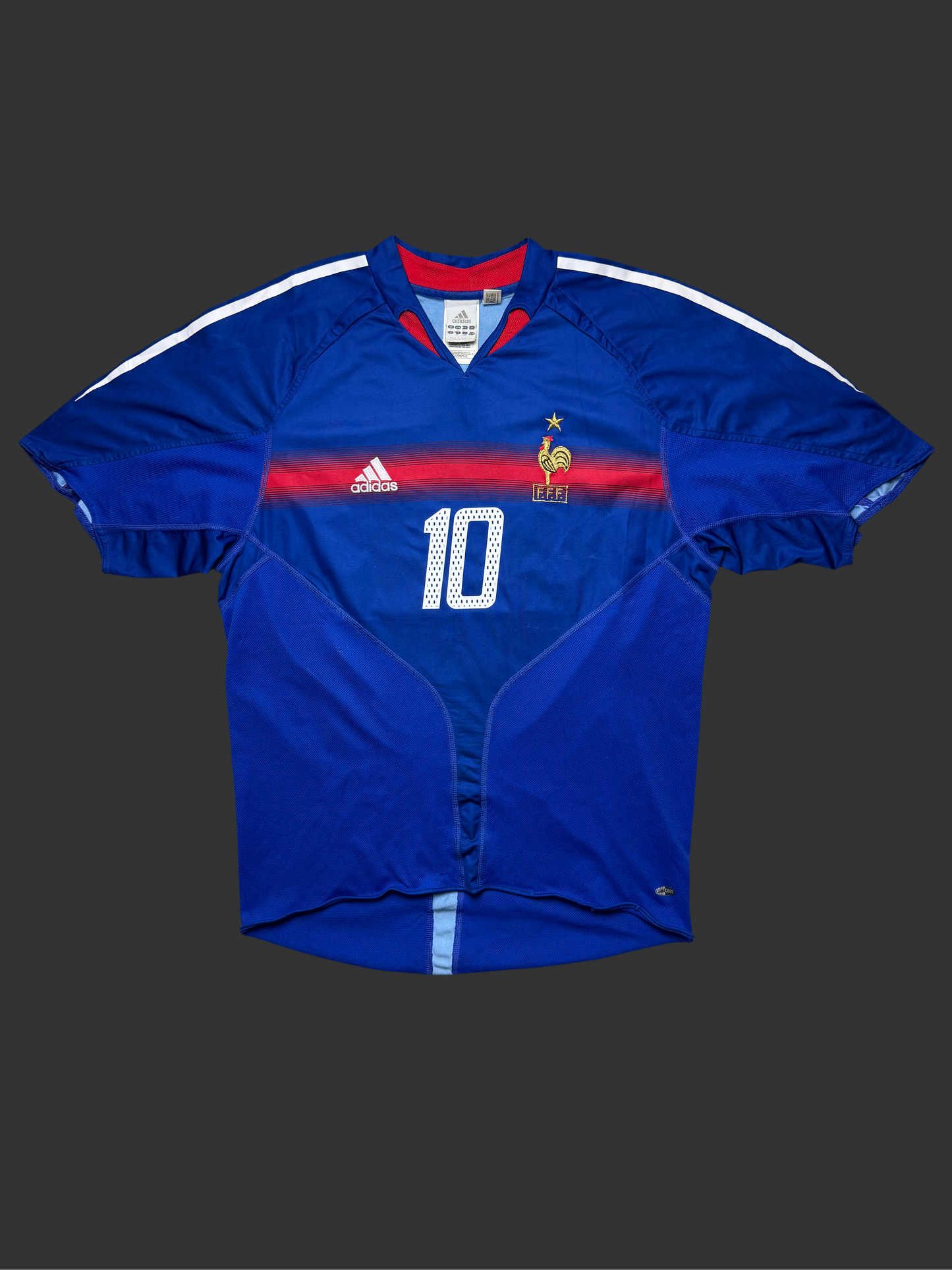 Frankreich Zinedine Zidane Trikot Adidas L 2004