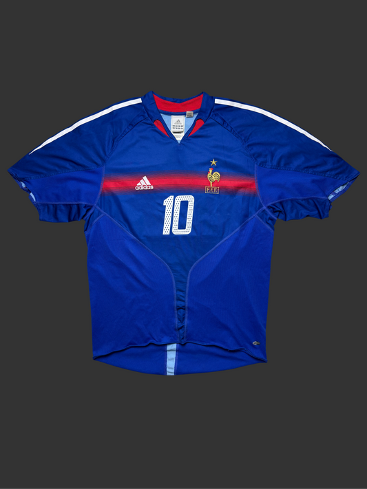 Frankreich Zinedine Zidane Trikot Adidas L 2004