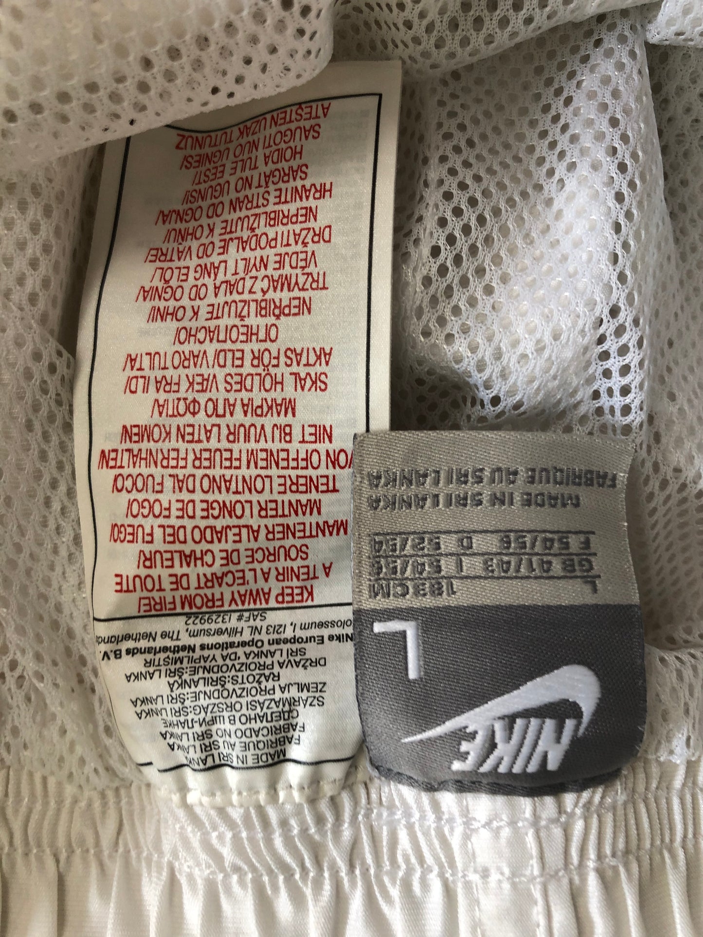 Nike Trackpants weiß L