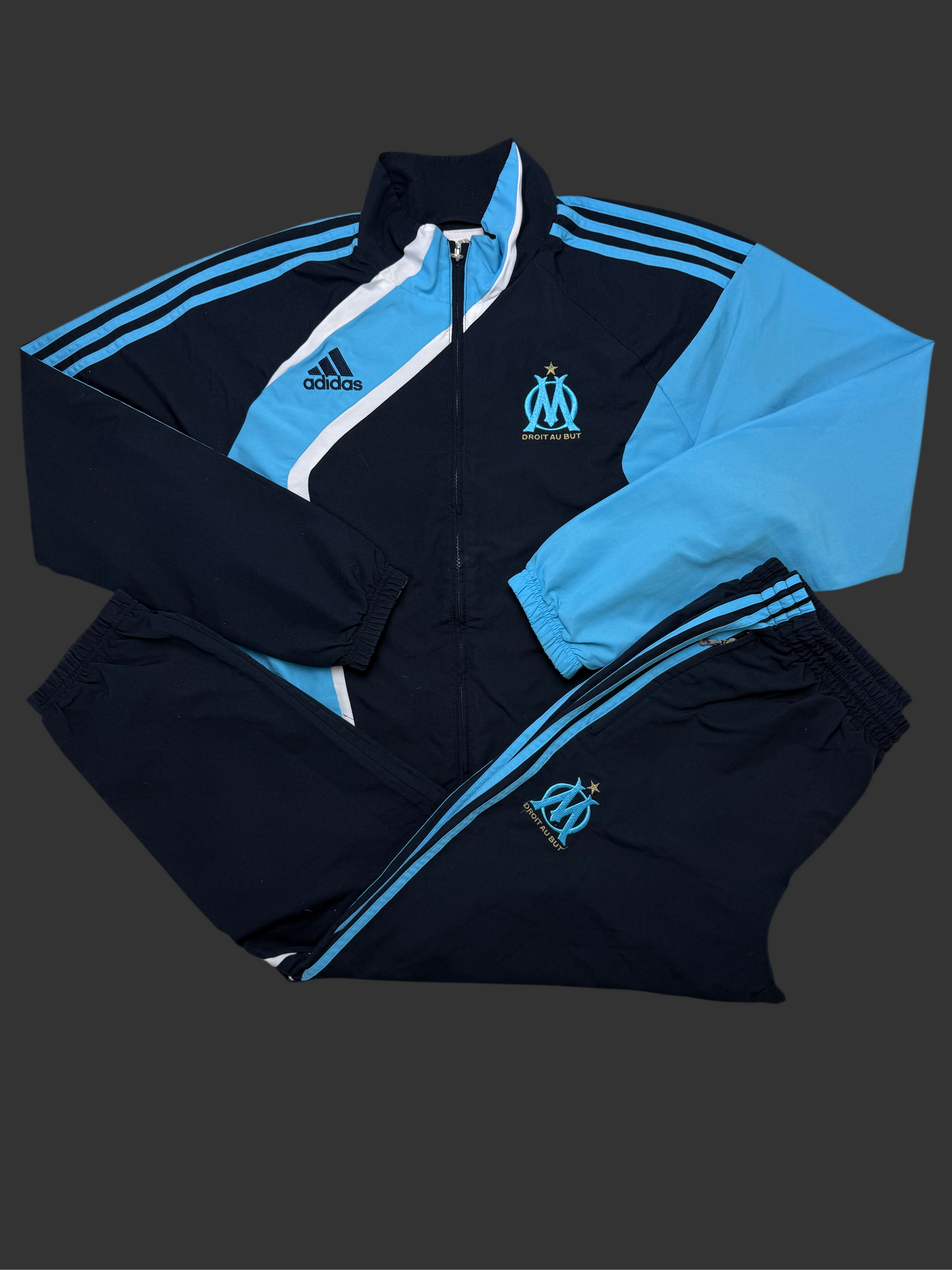 Olympique Marseille Tracksuit Adidas M & L 2009