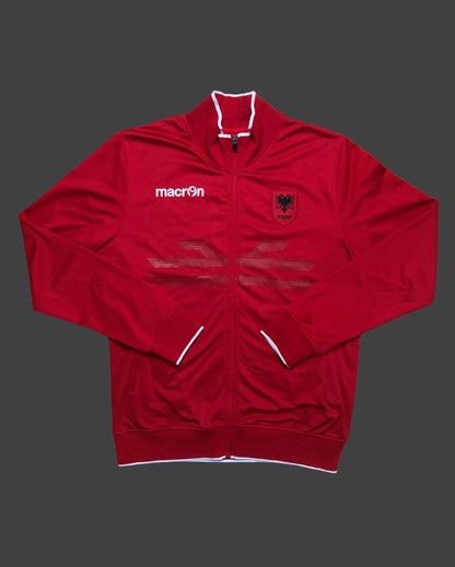 Albanien Trackjacket Macron XL