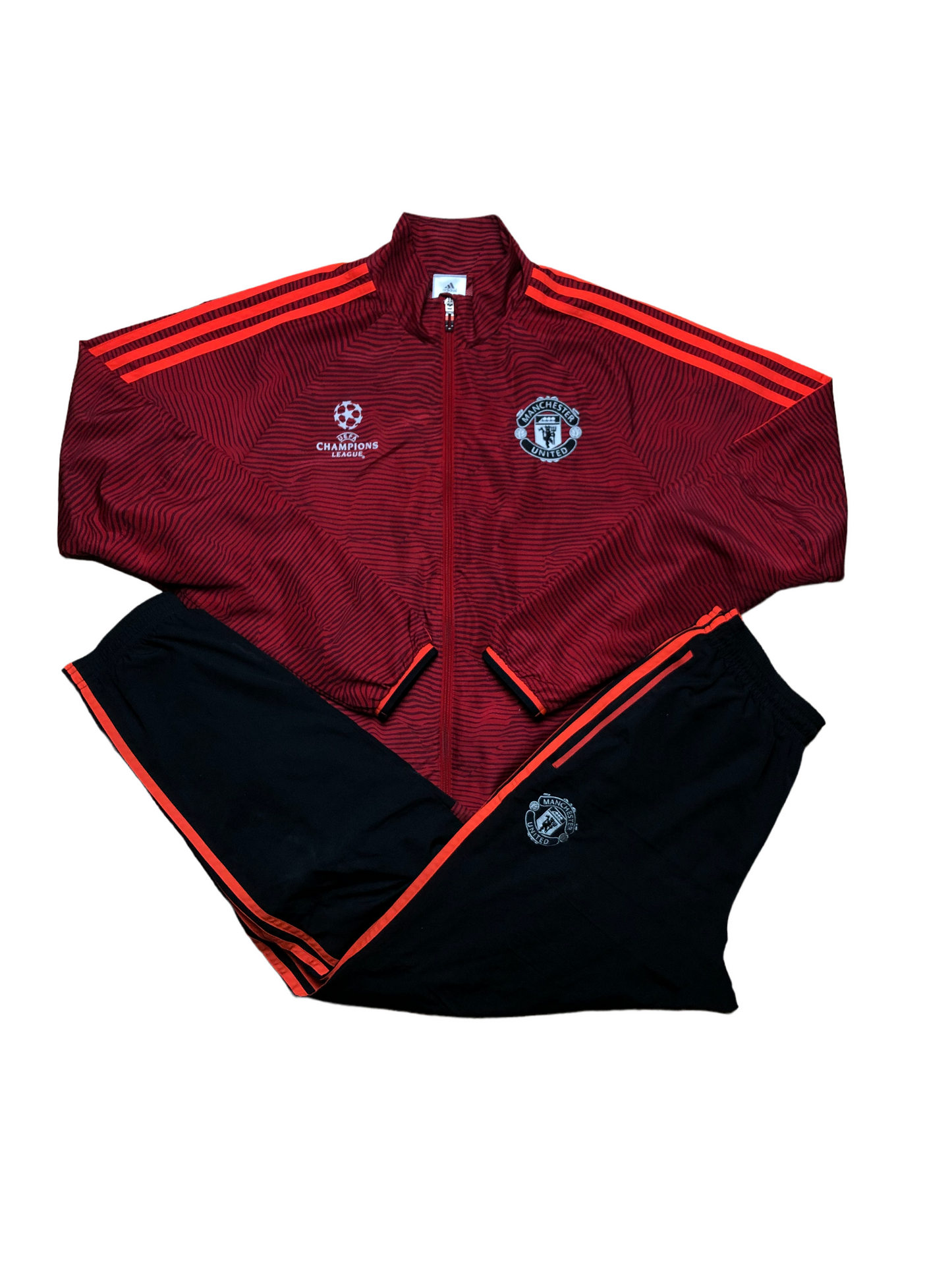 Manchester United Tracksuit Adidas S & M Champions League Edition