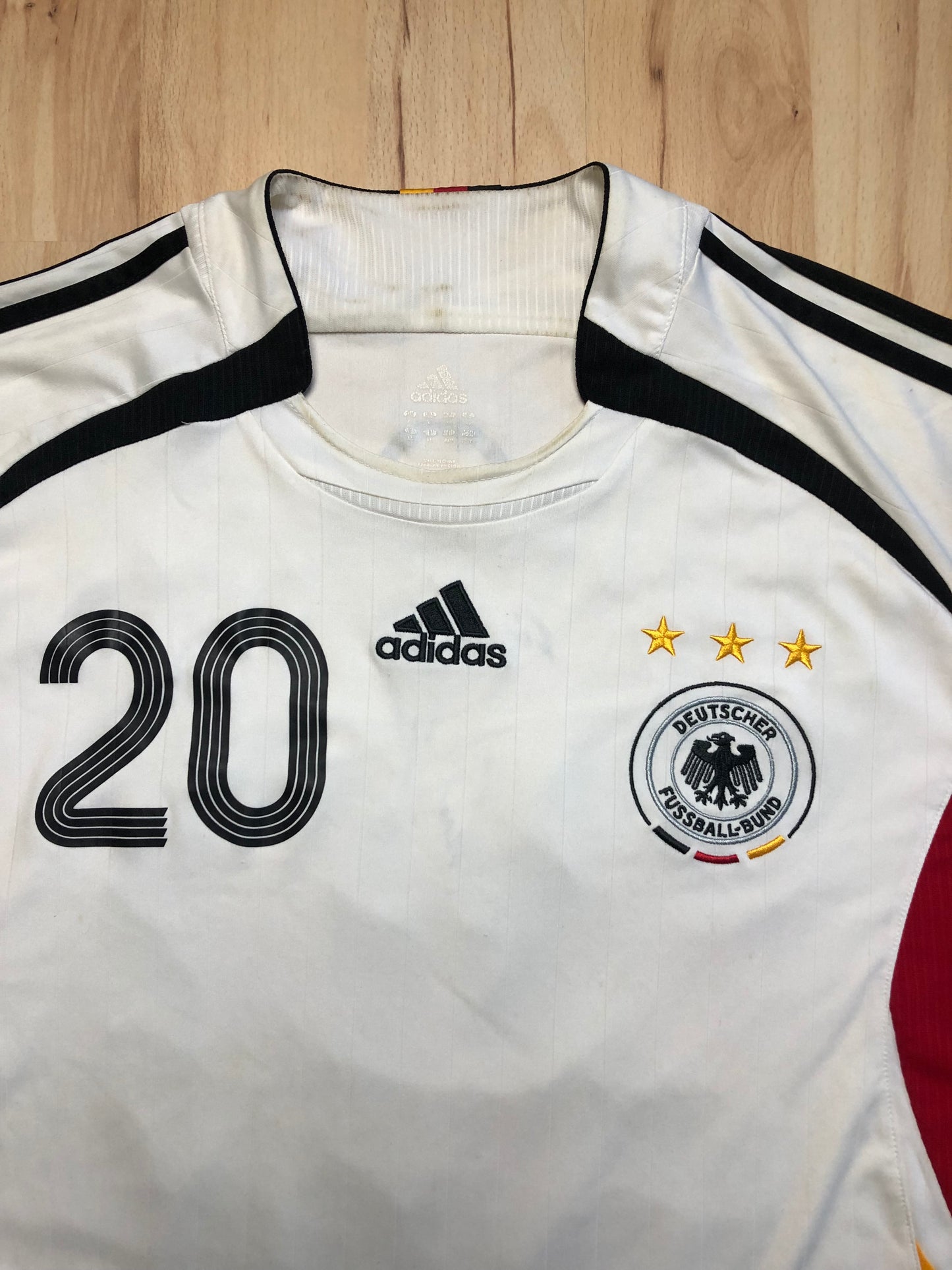 Deutschland DFB Lukas Podolski Trikot Adidas XL 2006 (mit Unterschrift!)