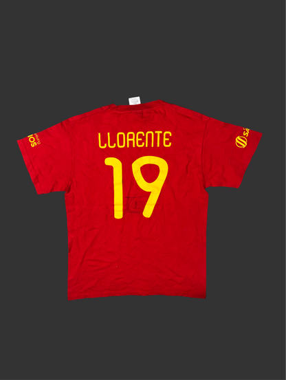 Spanien Trikot Llorente WM-Shirt 2010 (mit Unterschrift) XS