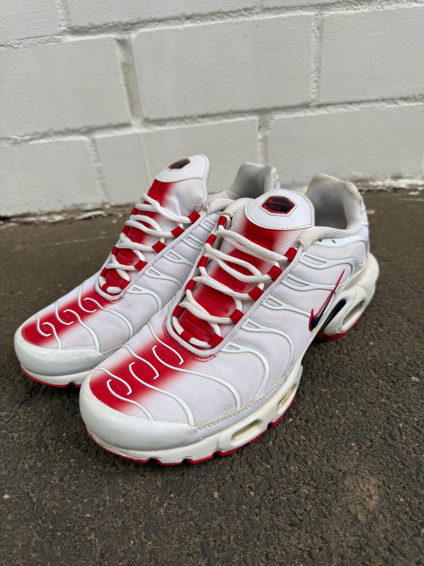 Nike TN OG White Navy University Red Schuhe 43