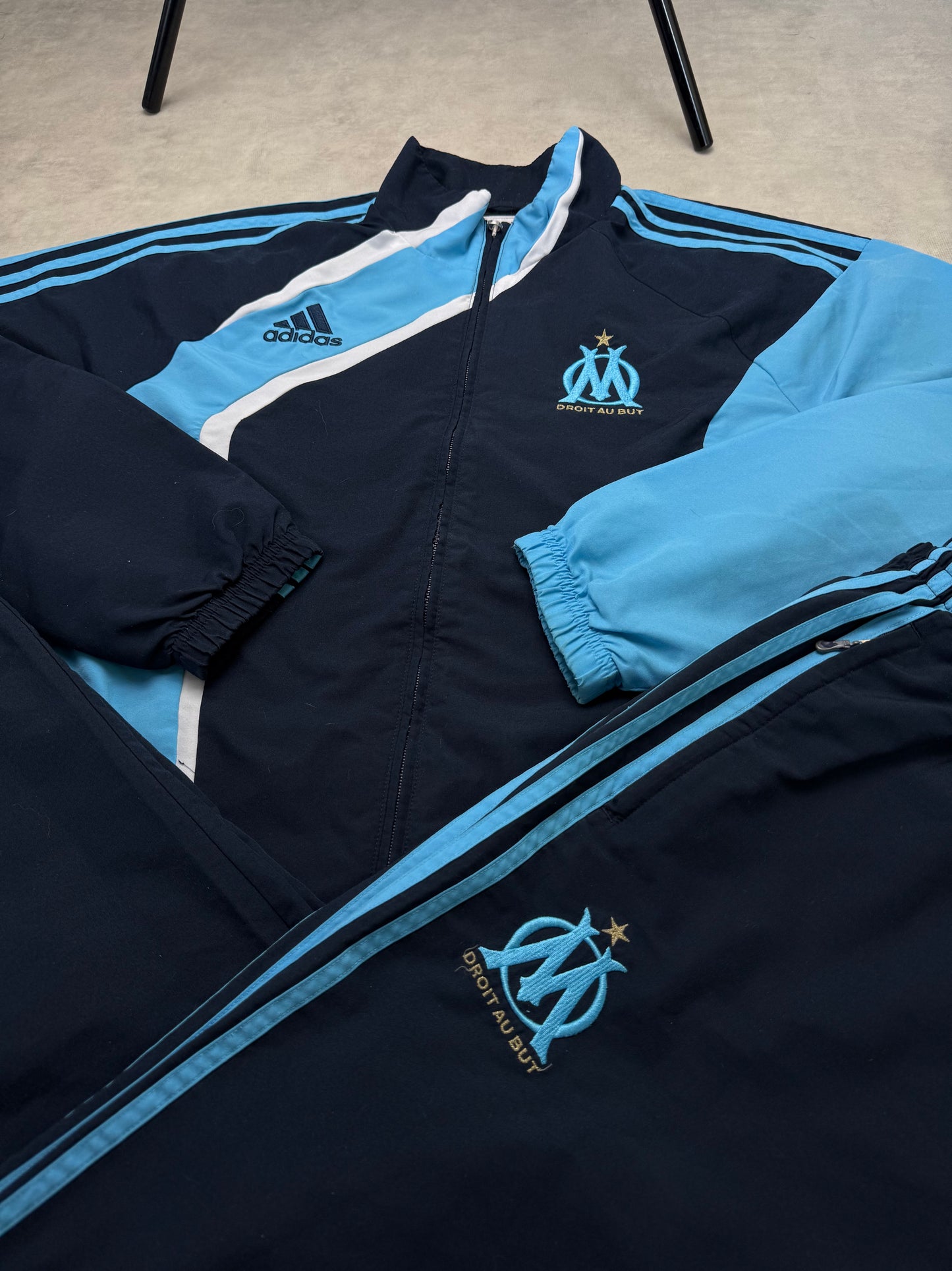 Olympique Marseille Tracksuit Adidas M & L 2009