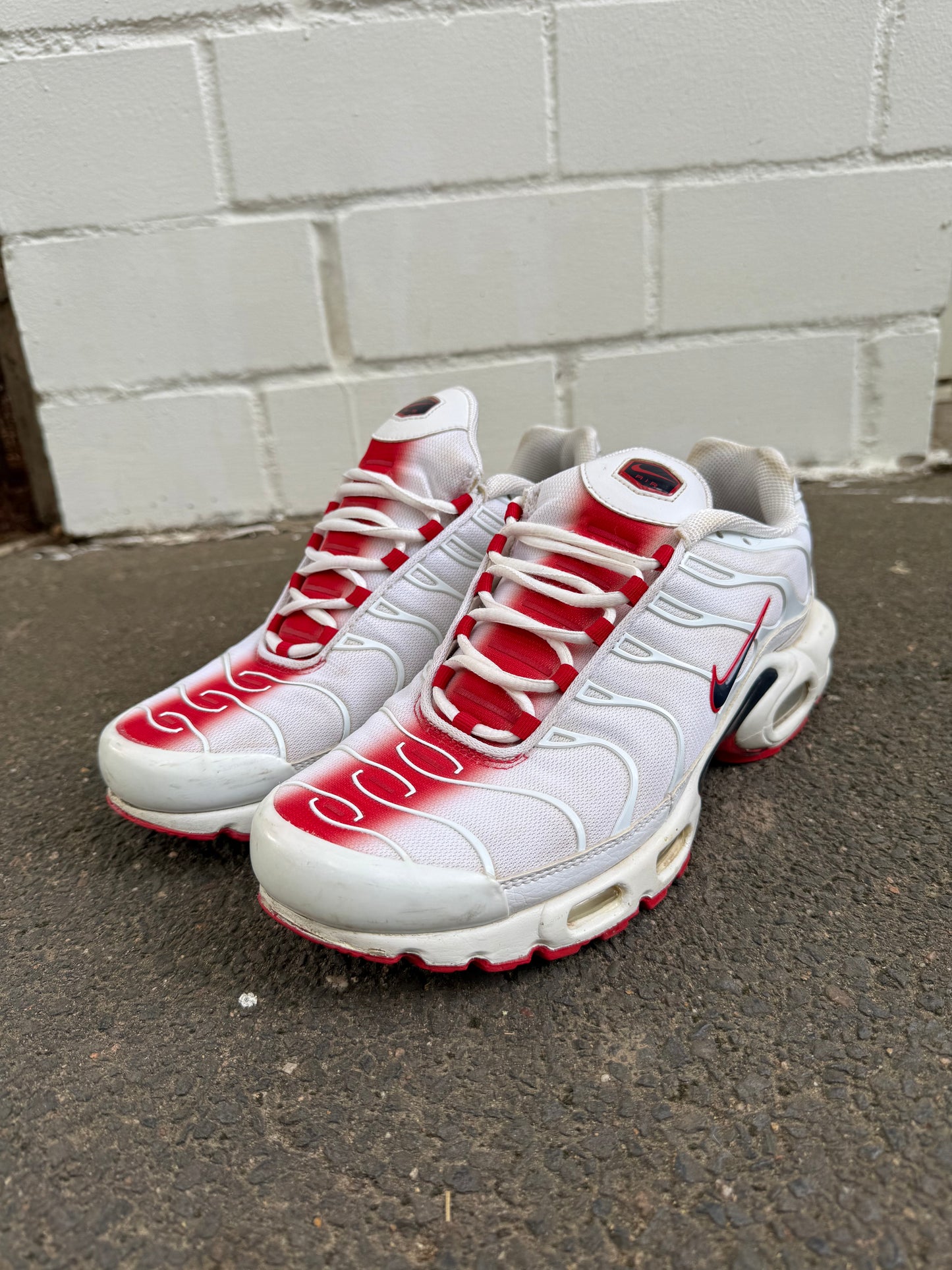 Nike TN OG White Navy University Red Schuhe 43
