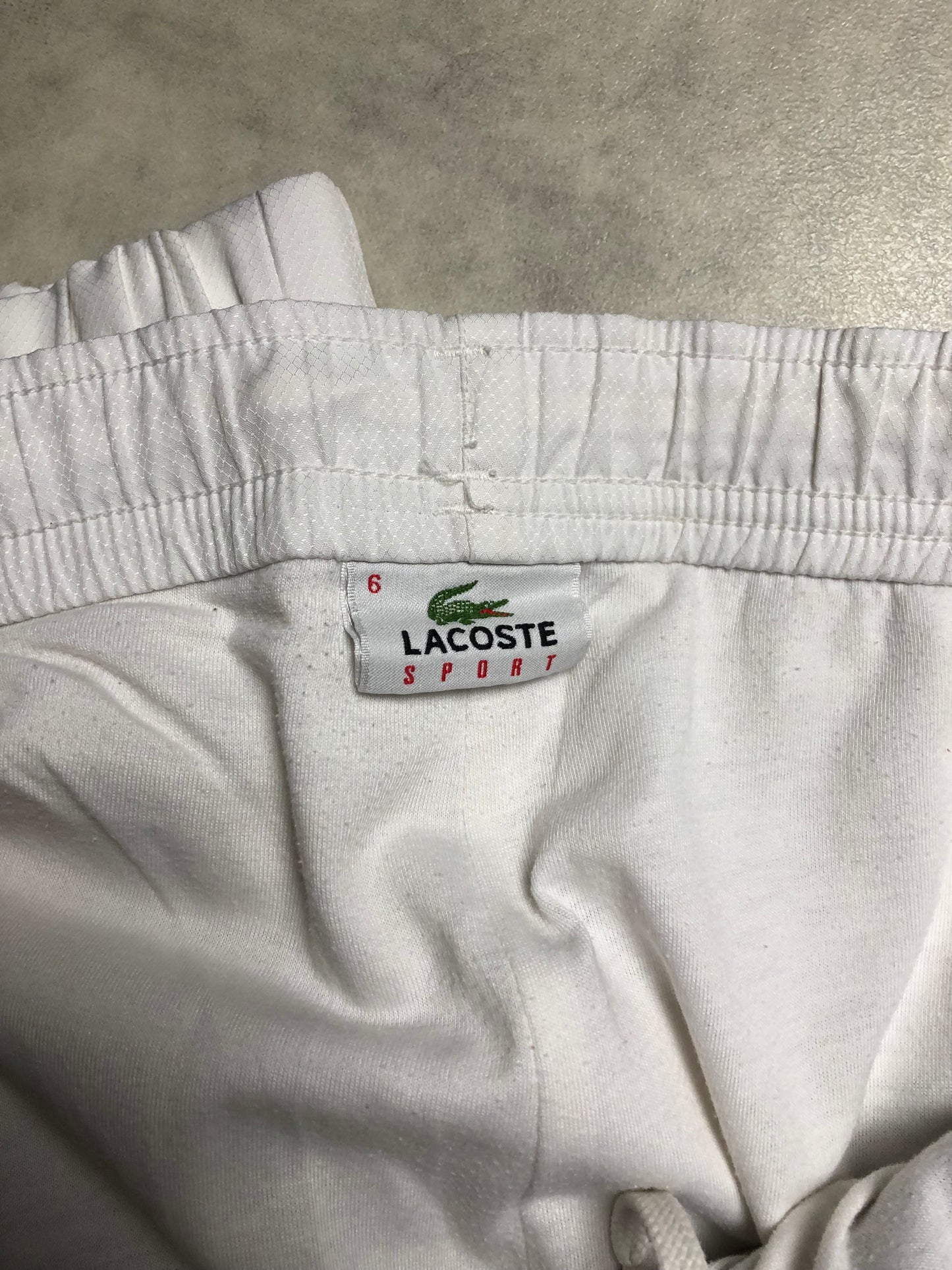 Lacoste Trackpants weiß L