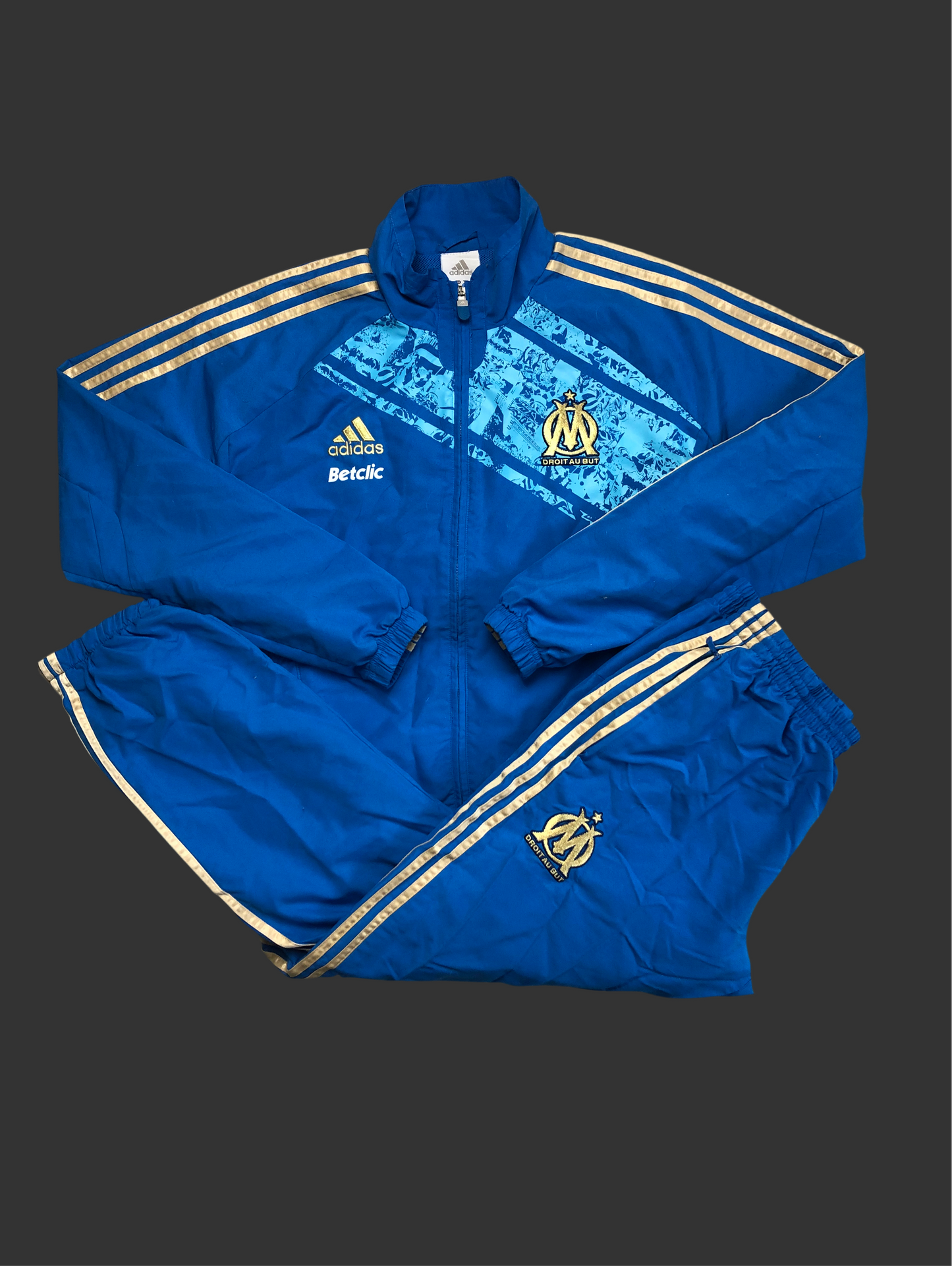 Olympique Marseille Tracksuit Adidas M