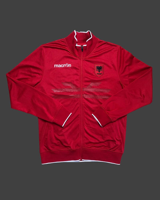 Albanien Trackjacket Macron XL