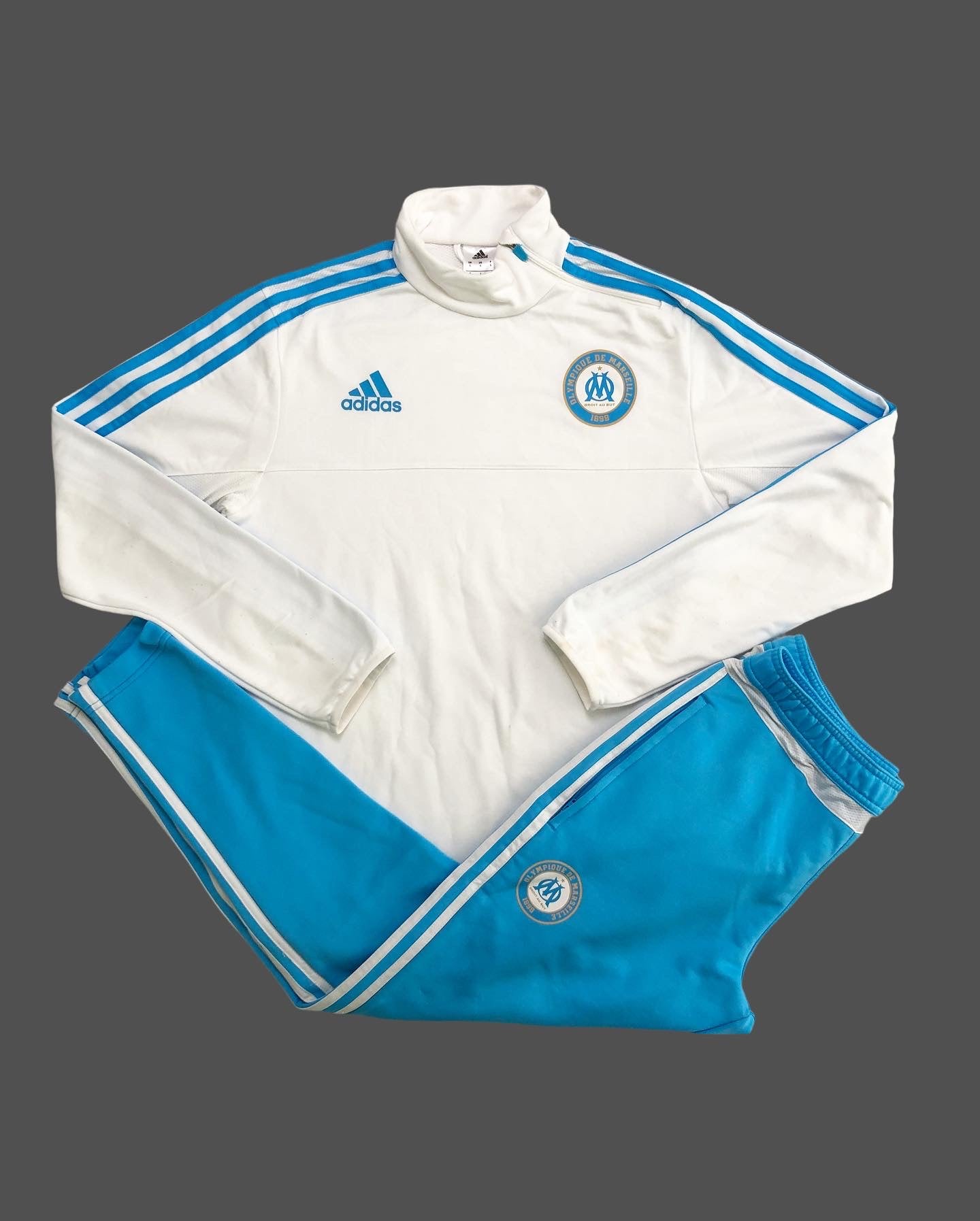 Olympique Marseille Tracksuit Adidas S