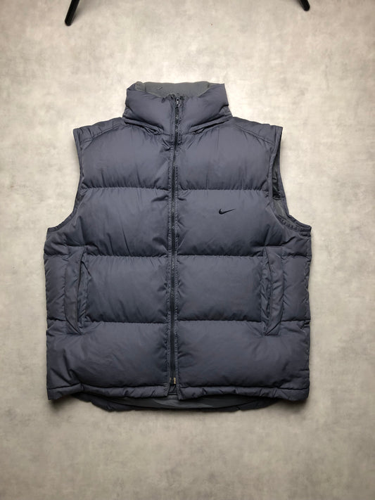 Nike Puffer Weste grau M