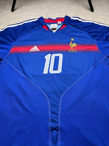 Frankreich Zinedine Zidane Trikot Adidas L 2004
