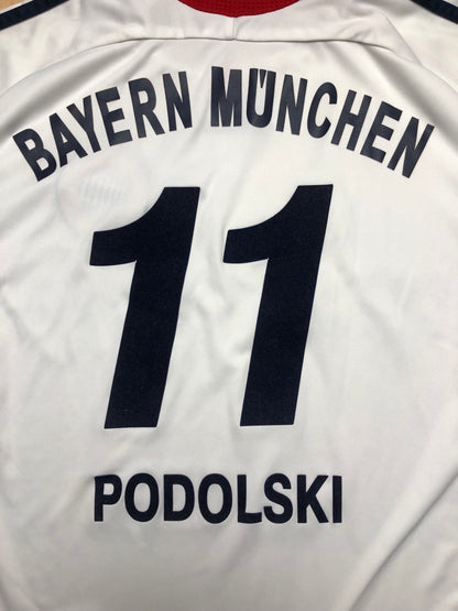 Bayern München Lukas Podolski Trikot Adidas M