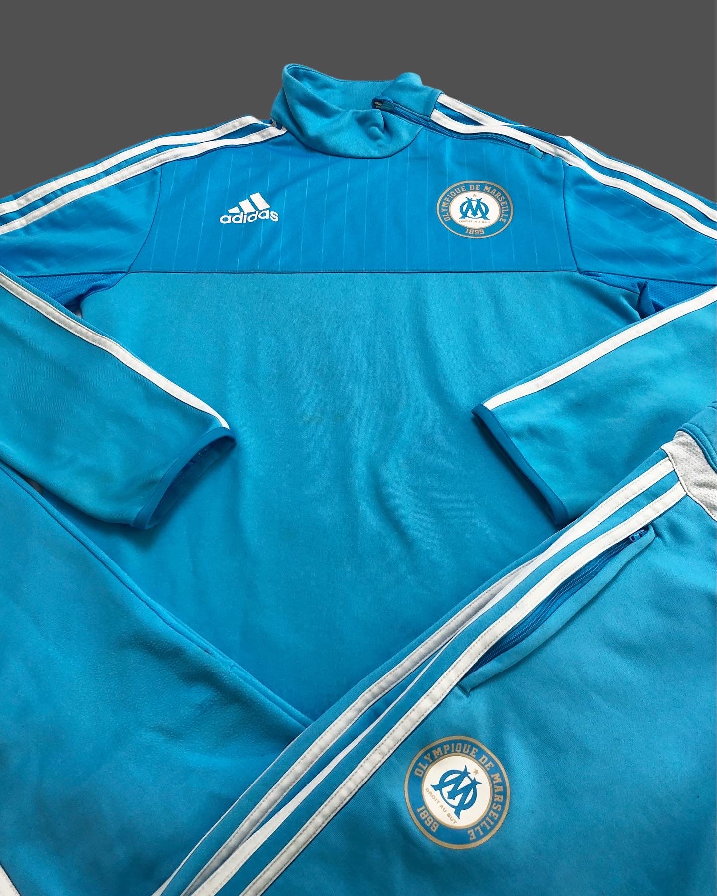 Olympique Marseille Tracksuit Adidas M