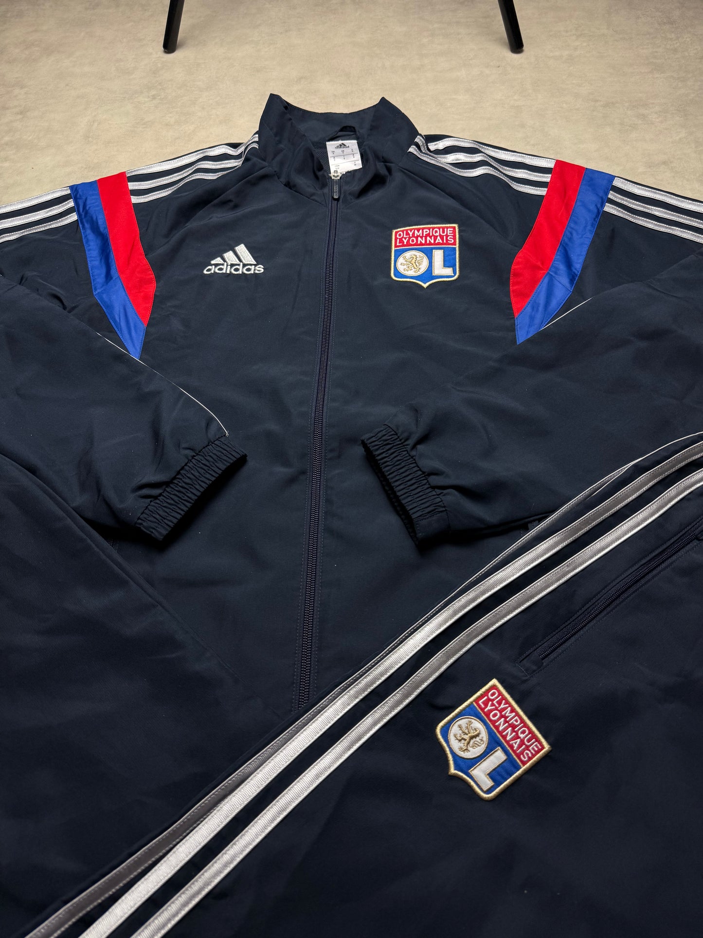 Olympique Lyon Tracksuit Adidas S