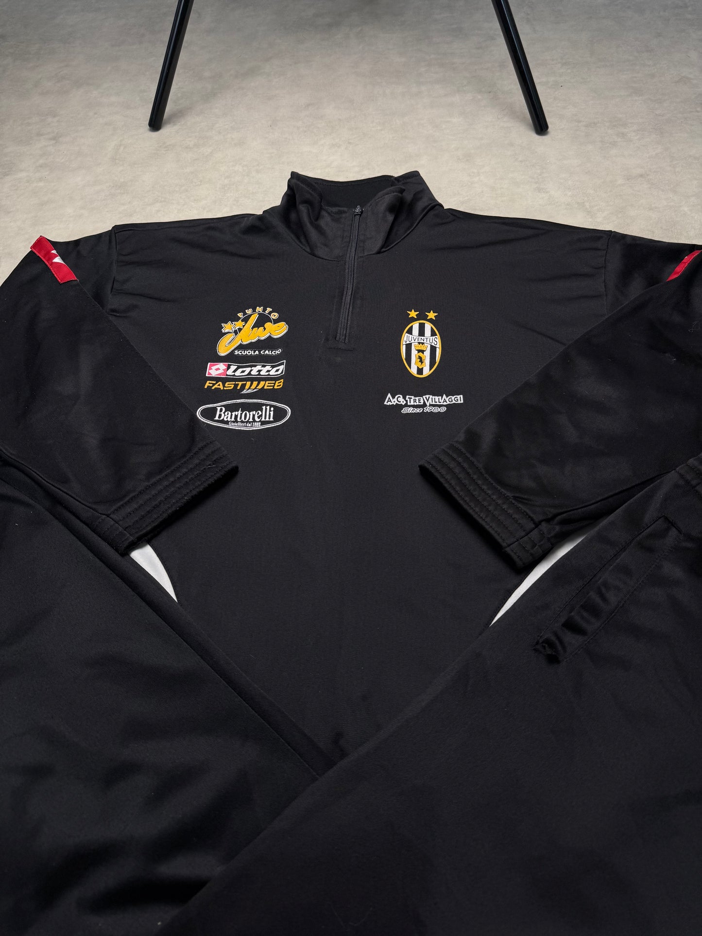 Juventus Turin Tracksuit Lotto XS, S 2002