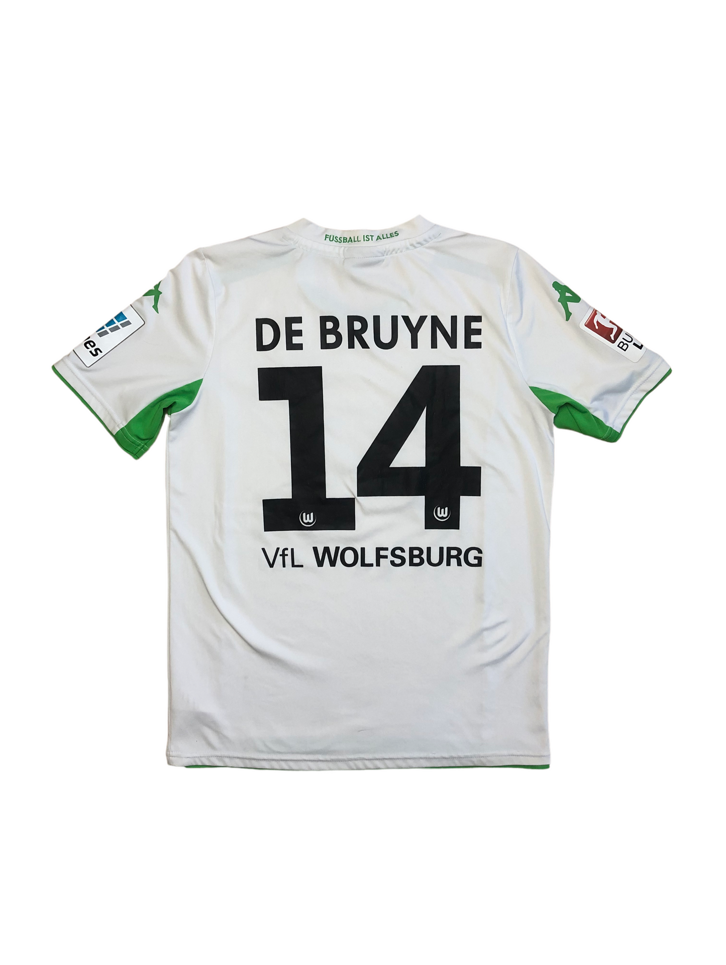 VFL Wolfsburg Kevin De Bruyne Trikot Kappa XS