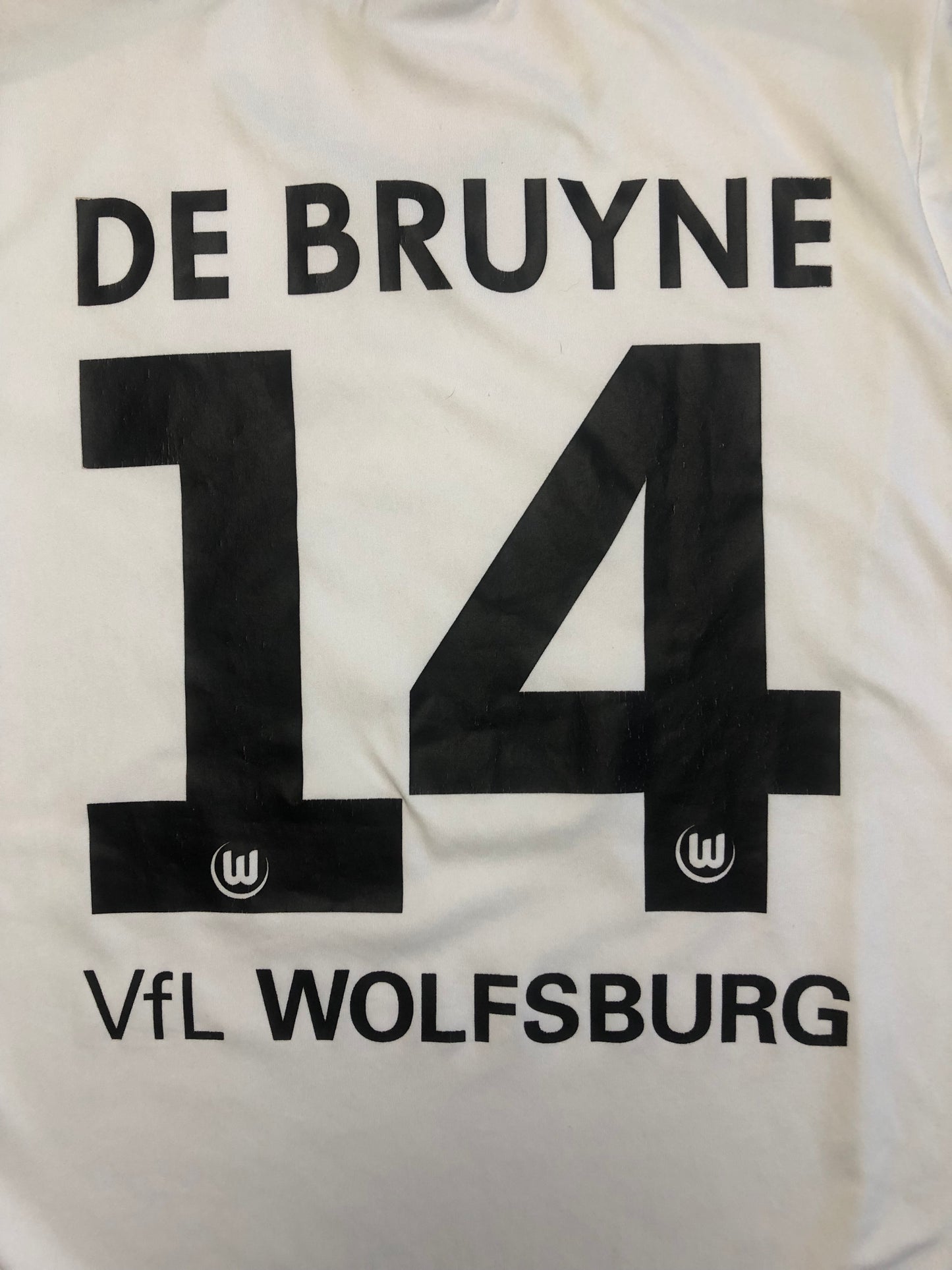 VFL Wolfsburg Kevin De Bruyne Trikot Kappa XS