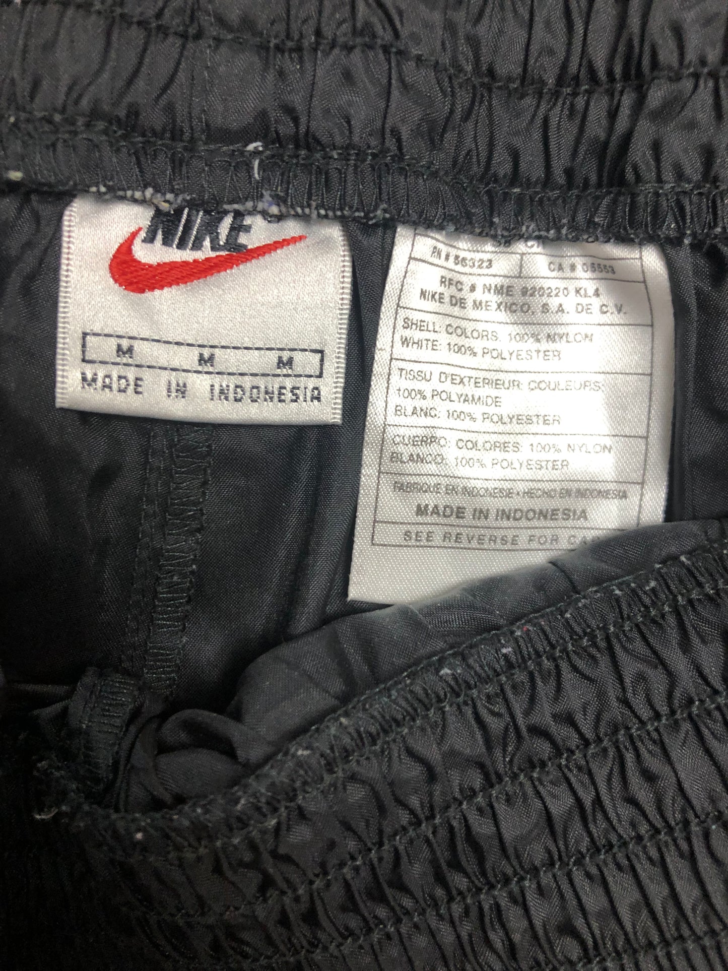 Nike Trackpants schwarz weiß M