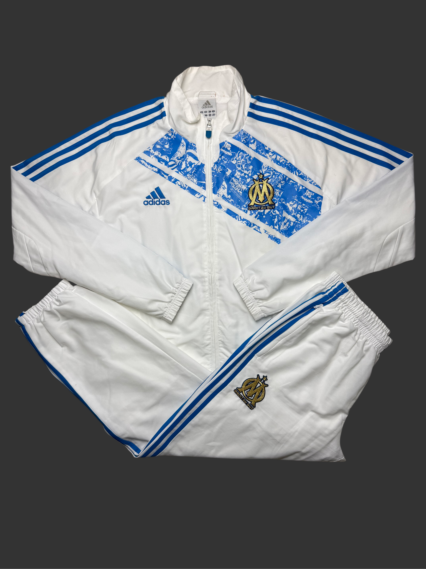 Olympique Marseille Tracksuit Adidas L