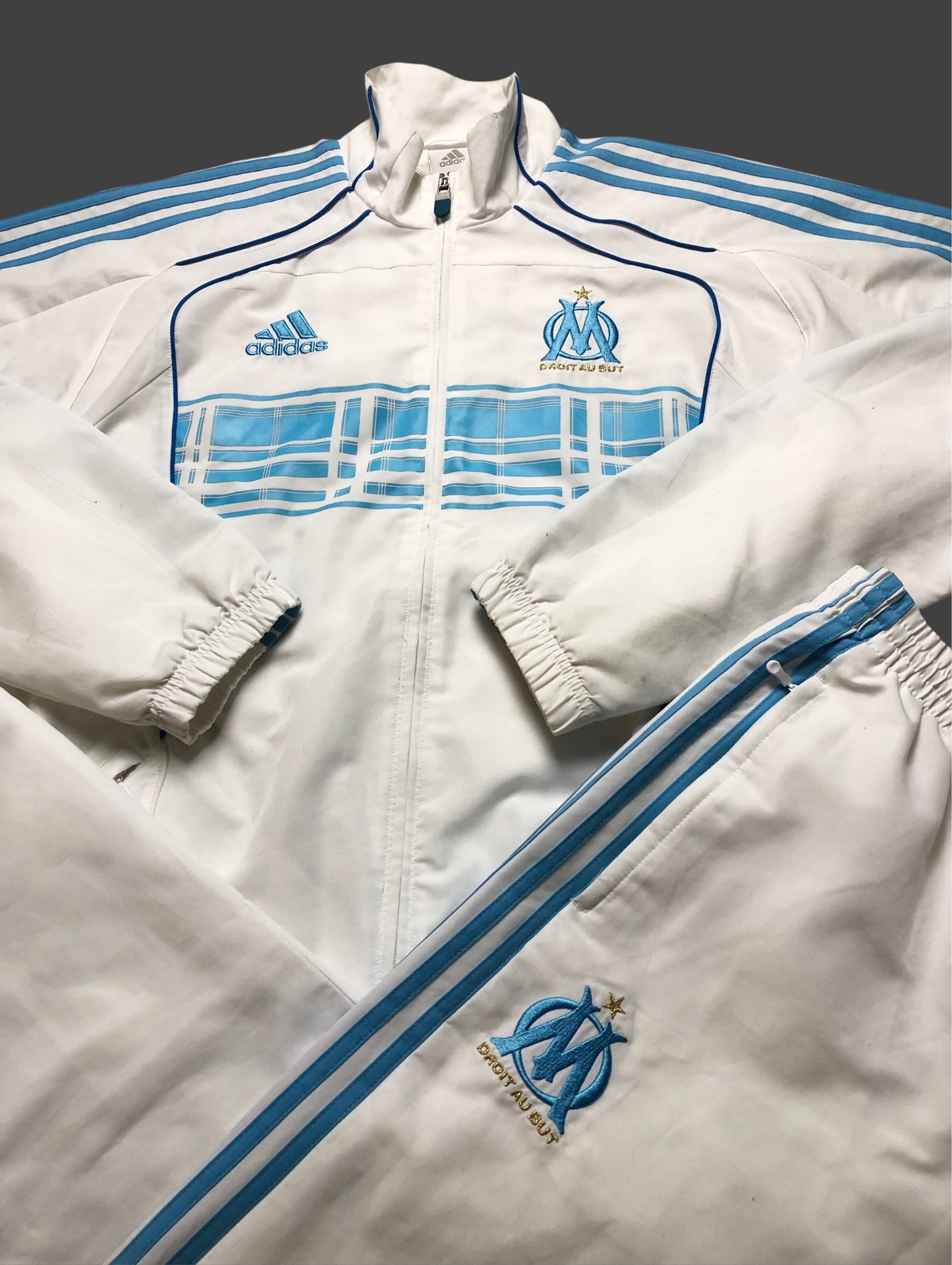 Olympique Marseille Tracksuit Adidas L