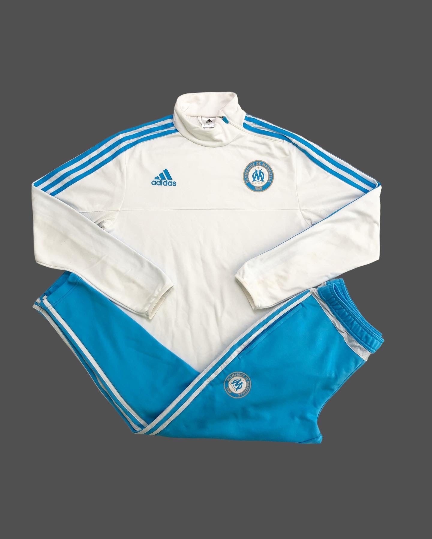 Olympique Marseille Tracksuit Adidas S