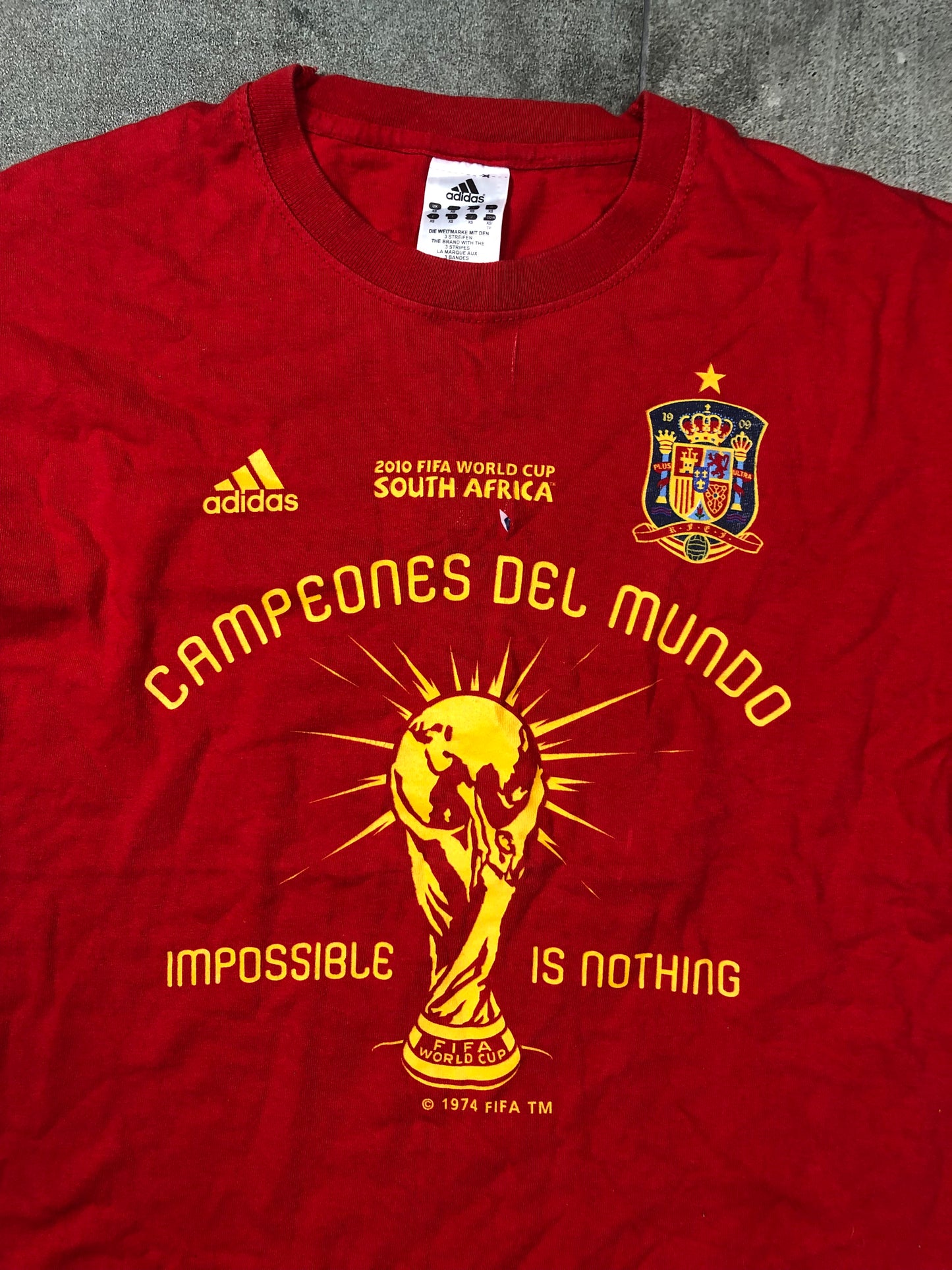 Spanien Trikot Llorente WM-Shirt 2010 (mit Unterschrift) XS