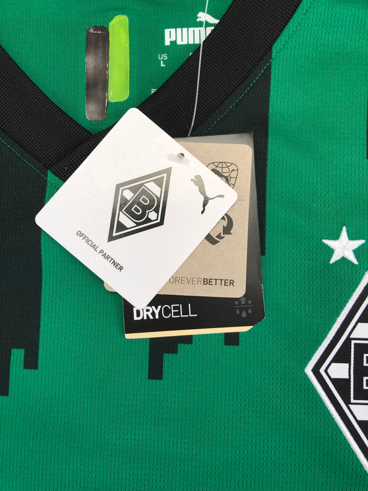 Borussia Mönchengladbach Weigel Trikot Puma L (Neu, mit Tags)