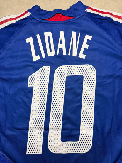 Frankreich Zinedine Zidane Trikot Adidas L 2004