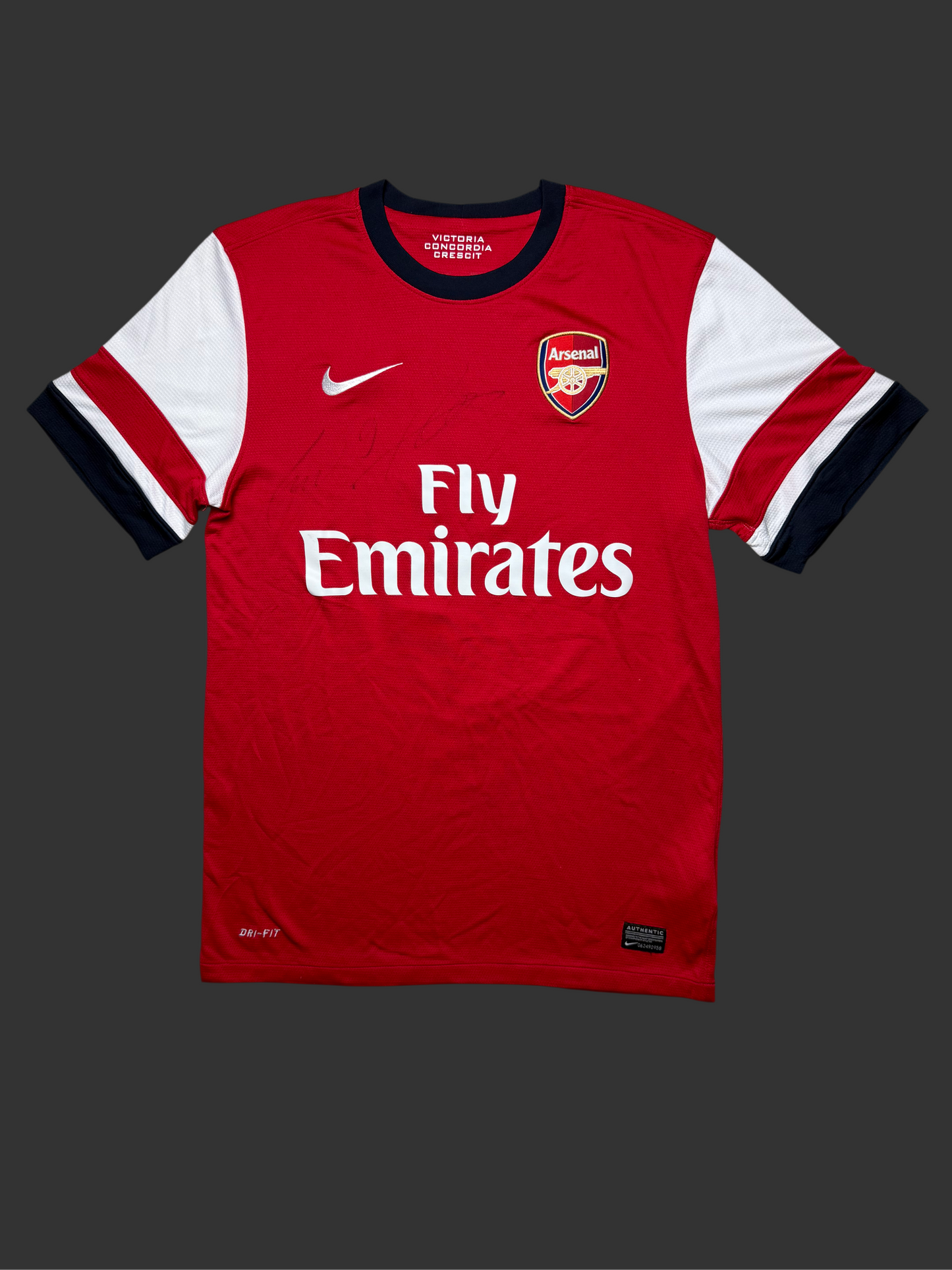 Arsenal Lukas Podolski Trikot Nike S (mit Unterschrift!)